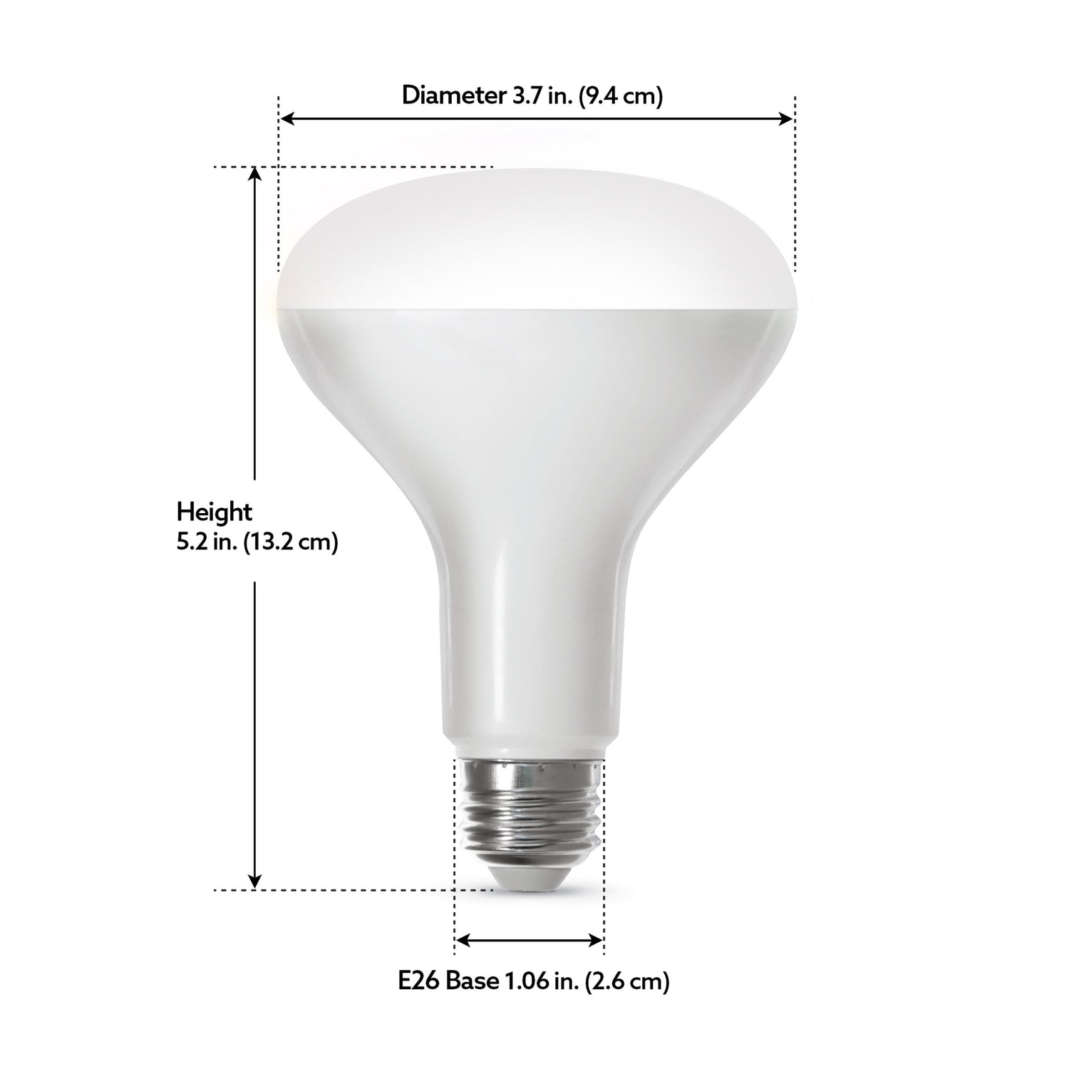 7.2W (65W Replacement) Color Changing E26 Base BR30 Smart Wi-Fi LED Light Bulb