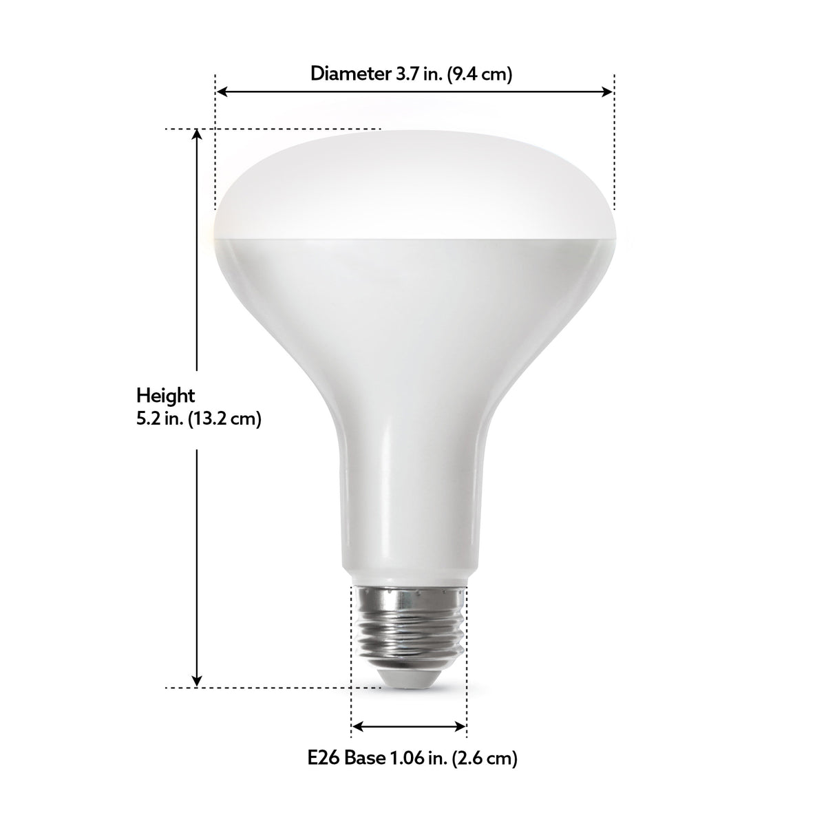 7.2W (65W Replacement) Color Changing E26 Base BR30 Smart Wi-Fi LED Light Bulb