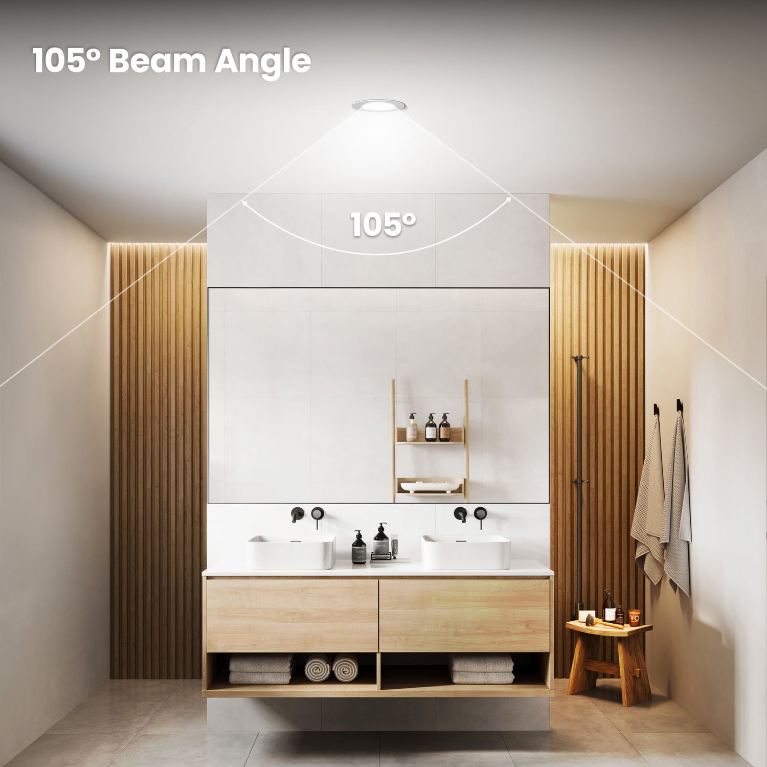 7.2W (65W Replacement) Adjustable White E26 Base Dimmable BR30 Shape LED Bulb (6-Pack)