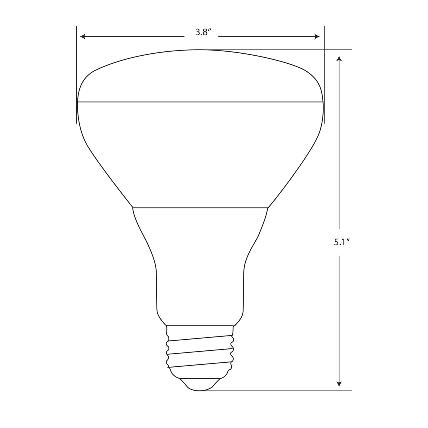 7.2W (65W Replacement) Soft White (2700K) BR30 Dimmable Enhance Reflector LED (3-Pack)