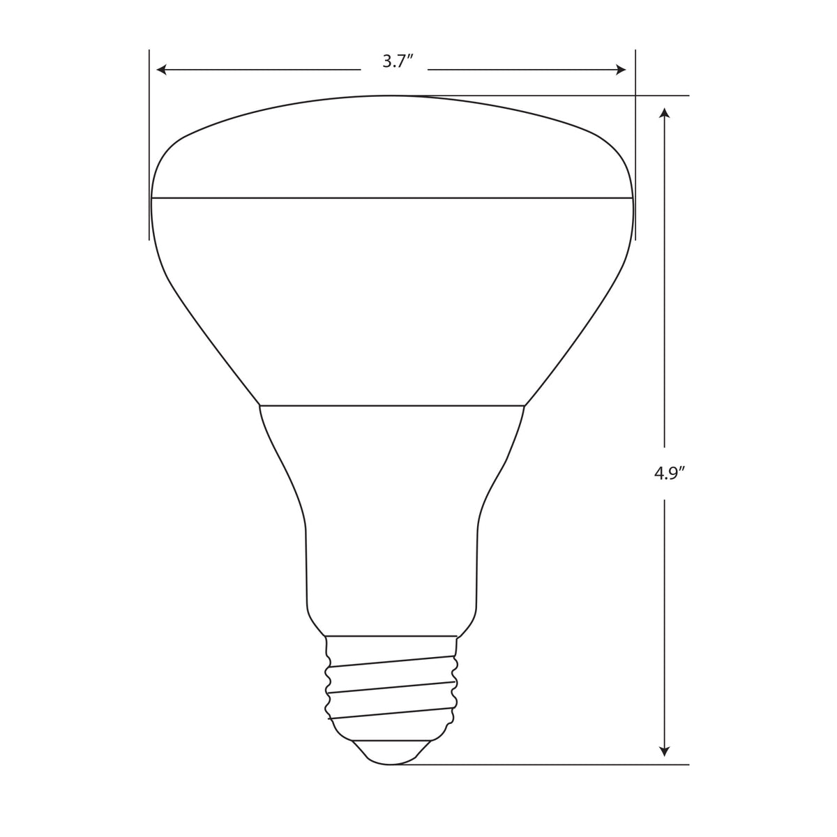 7.2 W (65W Replacement) BR30 Soft White (2700K) Dimmable Enhance Reflector LED (12-Pack)
