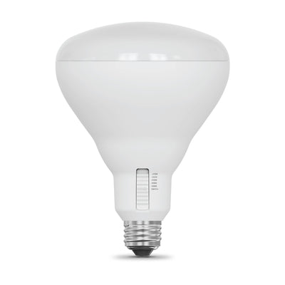 15.5W (100W Replacement) Adjustable White E26 Dimmable BR40 Enhance LED Bulb with Switch Mode (2-Pack)
