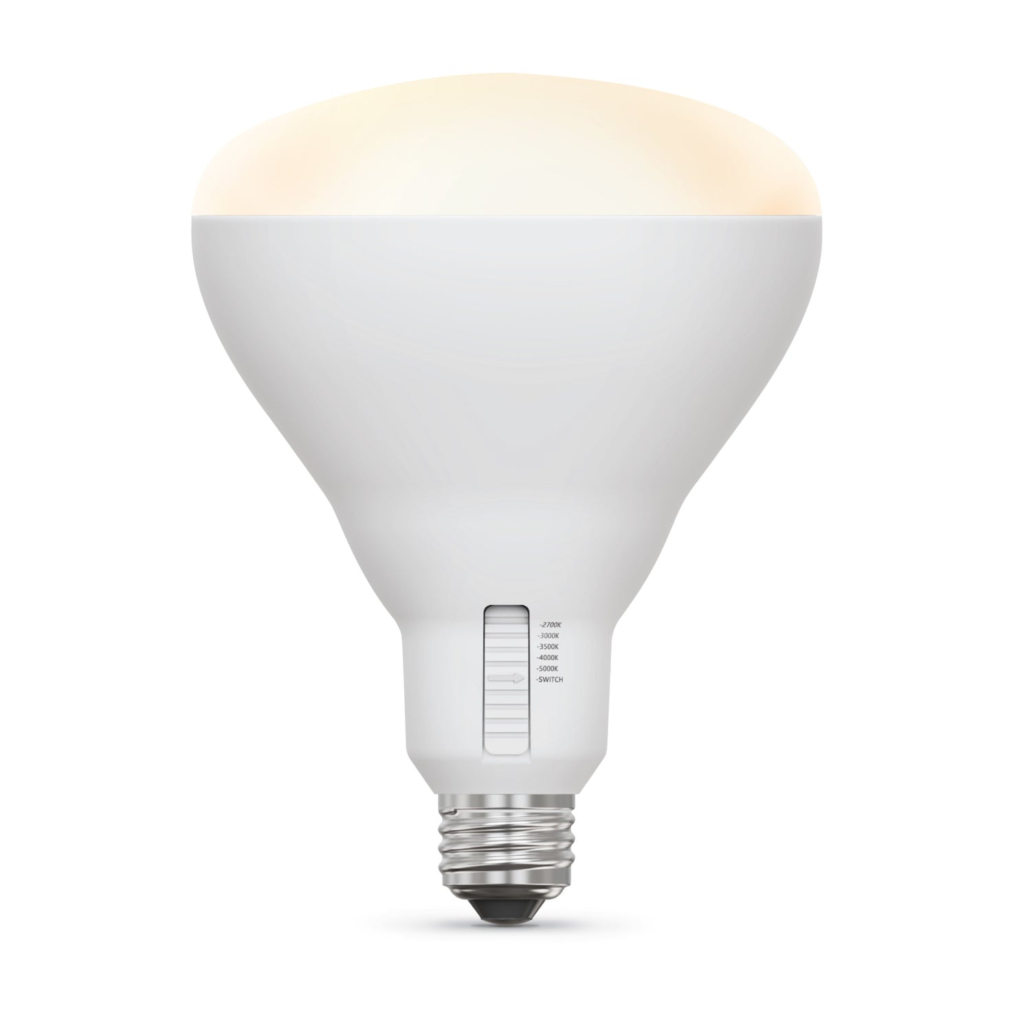 9.4W (65W Replacement) Adjustable White (5CCT) Dimmable BR40 Shape LED Bulb (2-Pack)