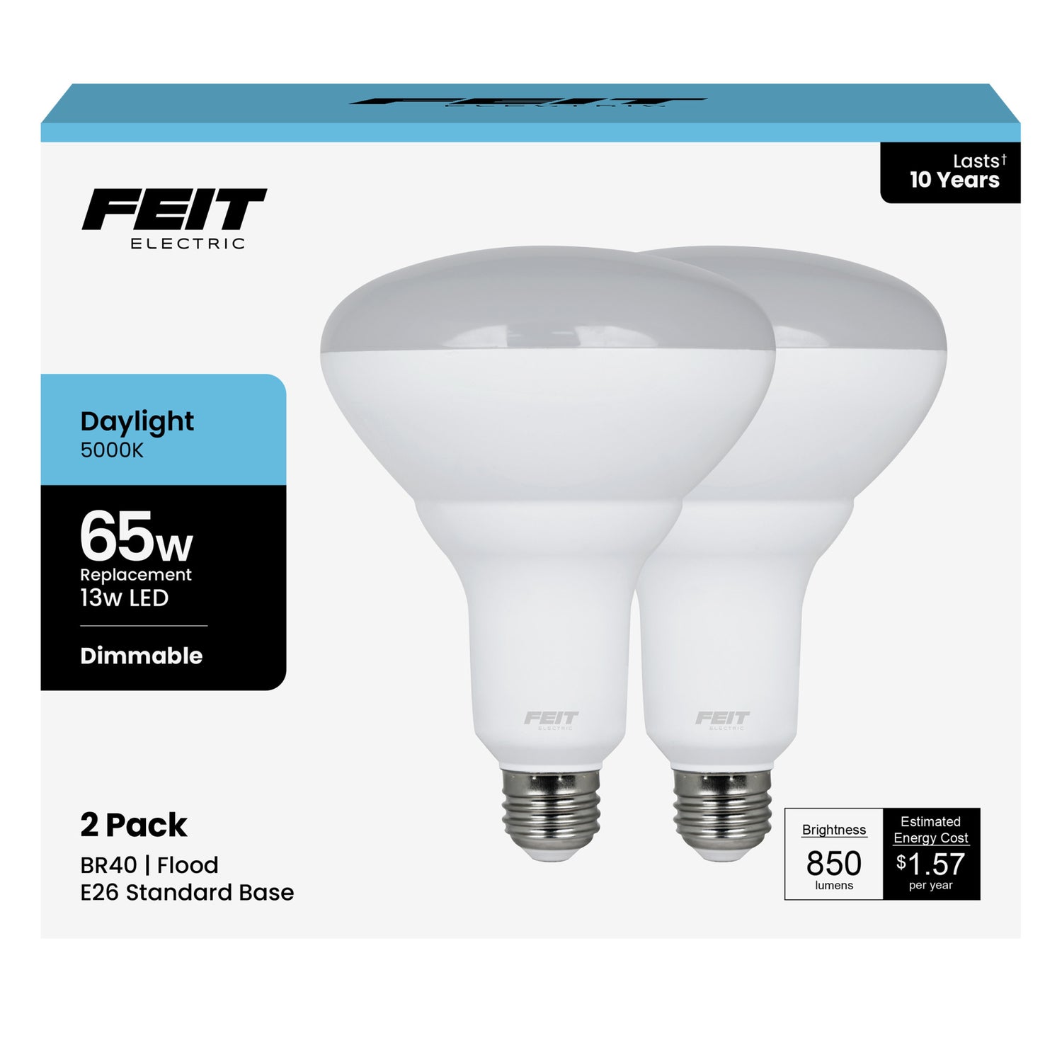 65W Replacement Daylight BR40 Dimmable Reflector LED Light Bulb