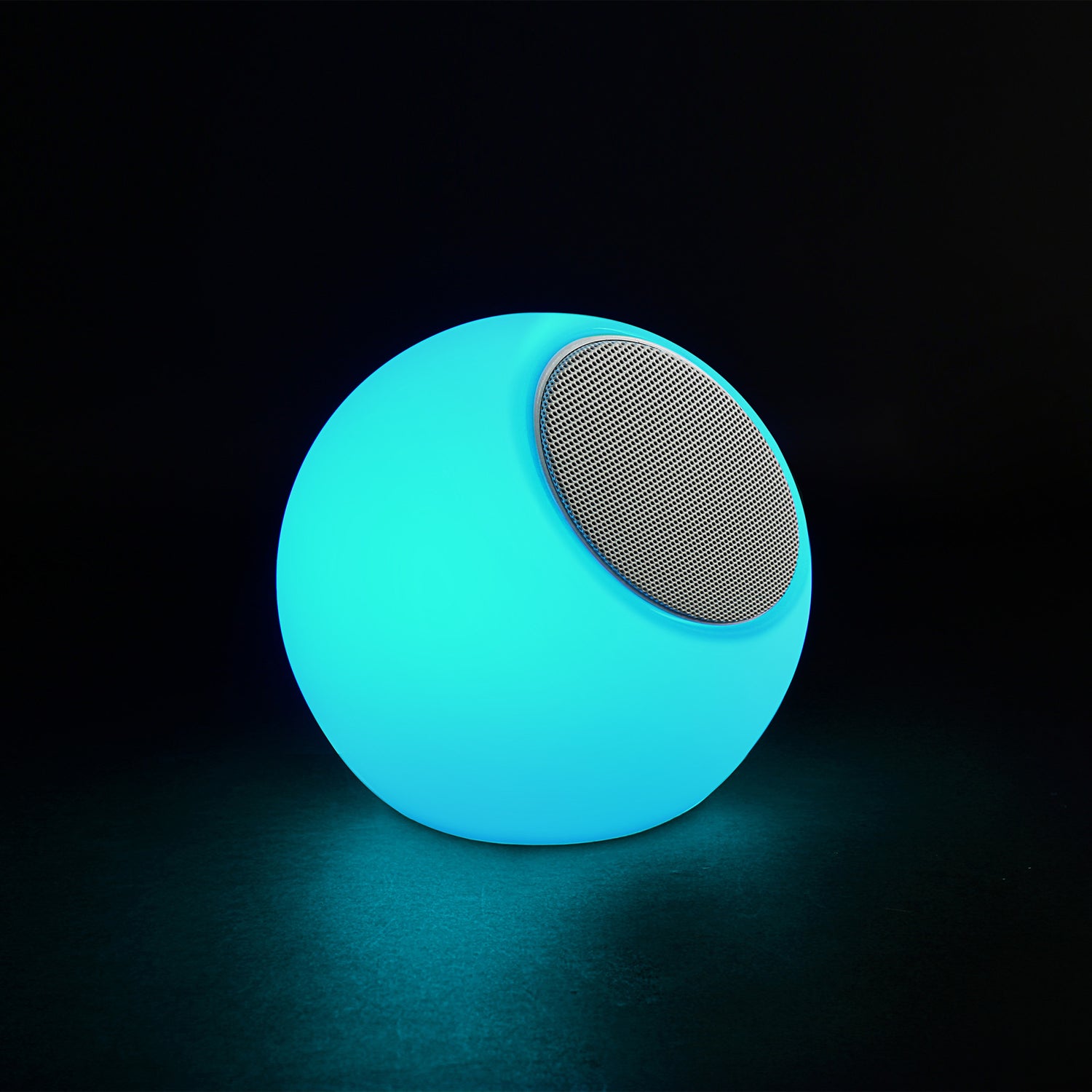 8 in. Rechargeable Color Changing LED Orb with Bluetooth Speaker