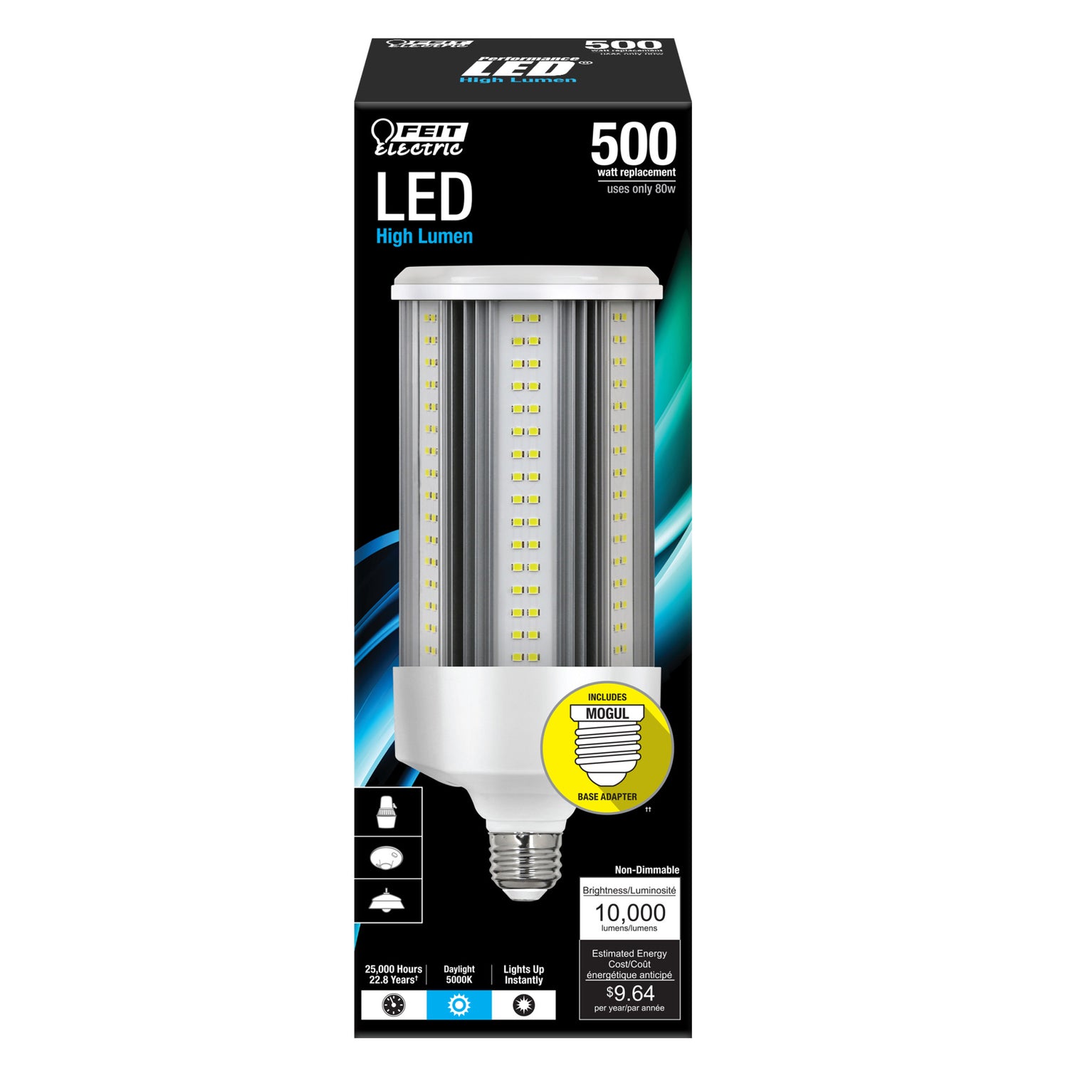 80W (500W Replacement) Daylight (5000K) High Output LED Light