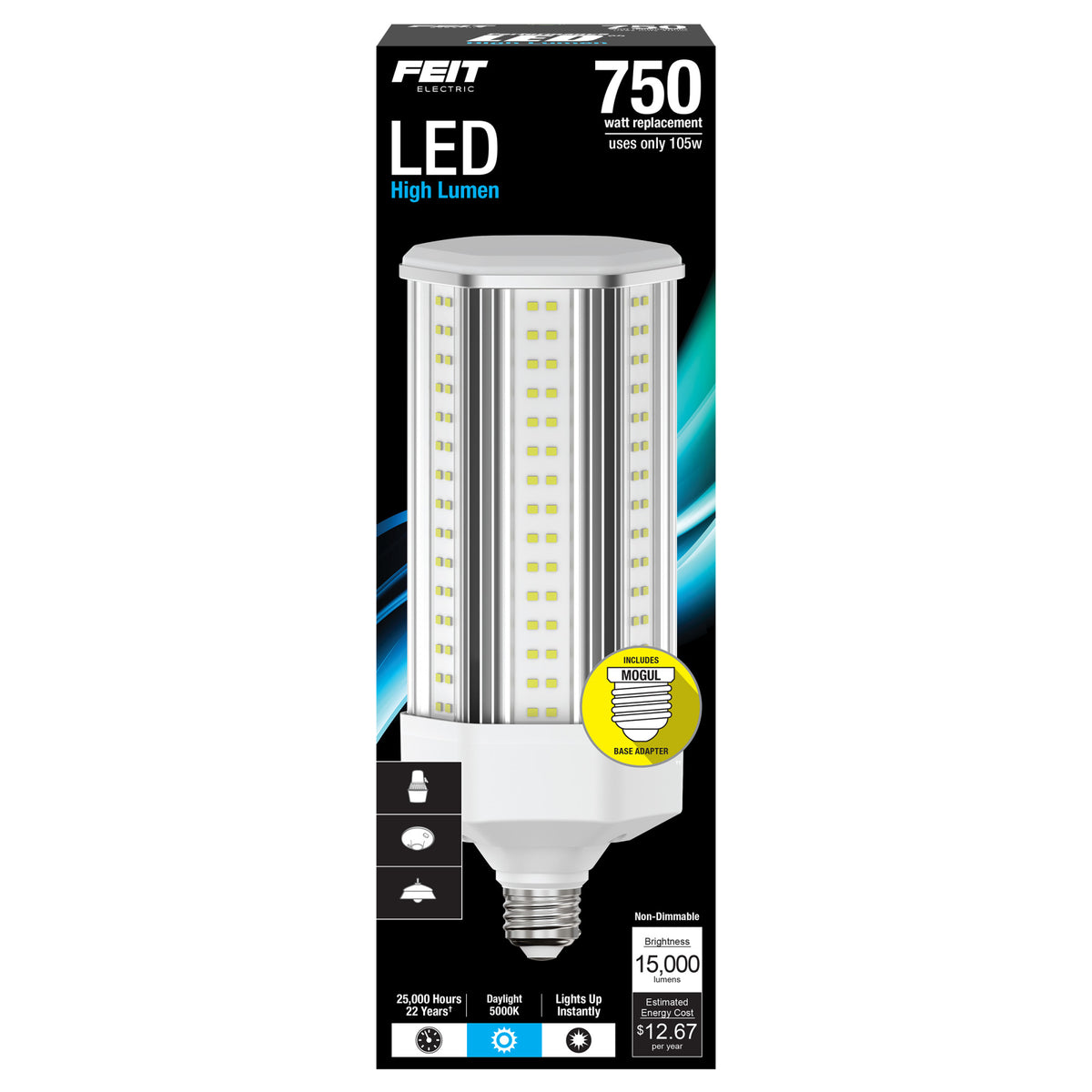 15,000 Lumens Daylight LED Yard Light