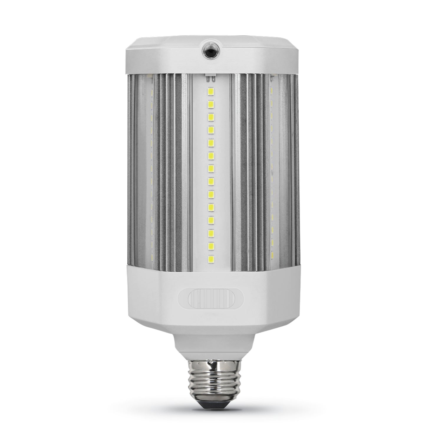 45W (300W Replacement) Daylight (5000K) Corn Cob Yard Light With Dusk to Dawn and Motion Sensors