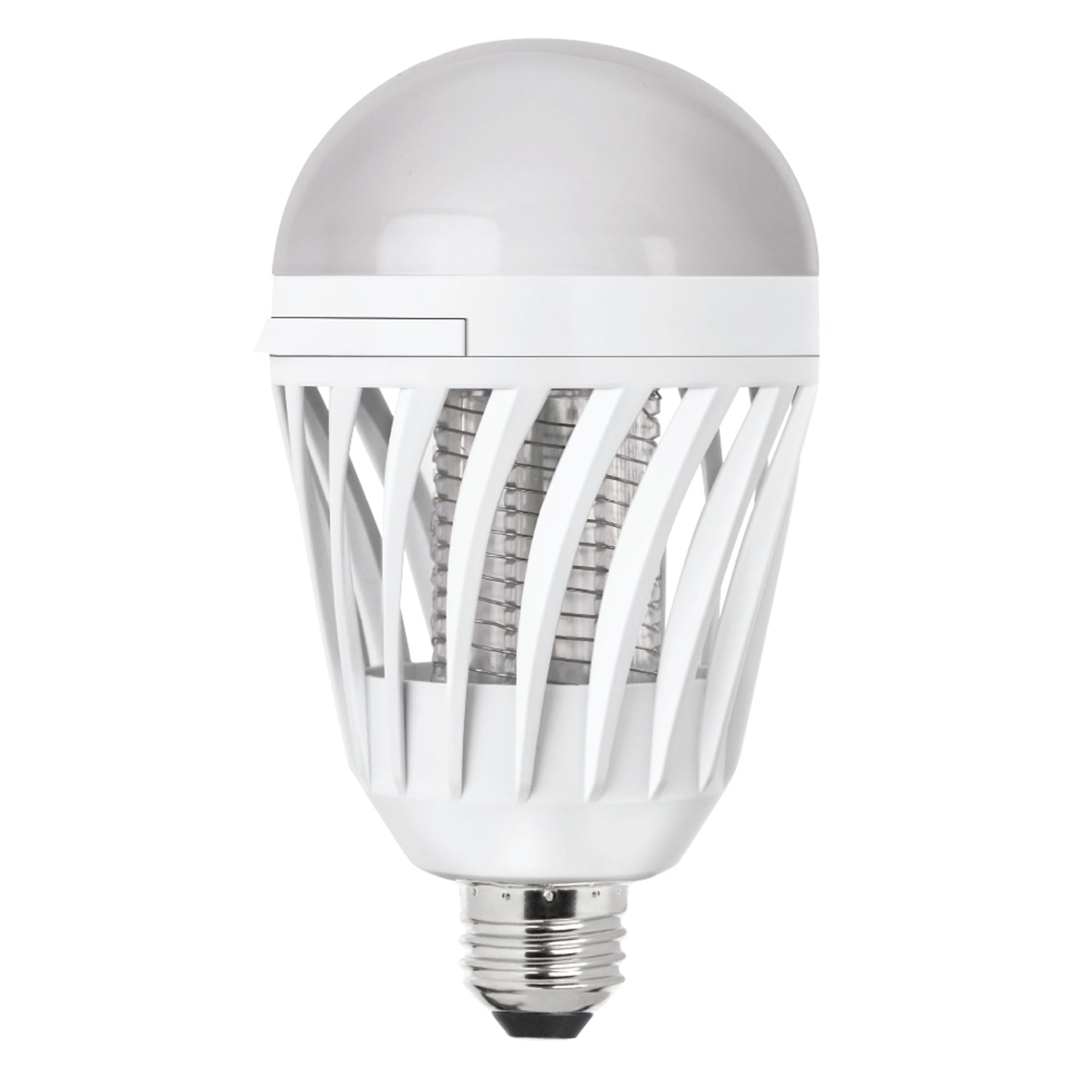 9W (60W Replacement) Daylight (5000K) E26 Base Cylinder Shape Bug Zapper + Light Bulb
