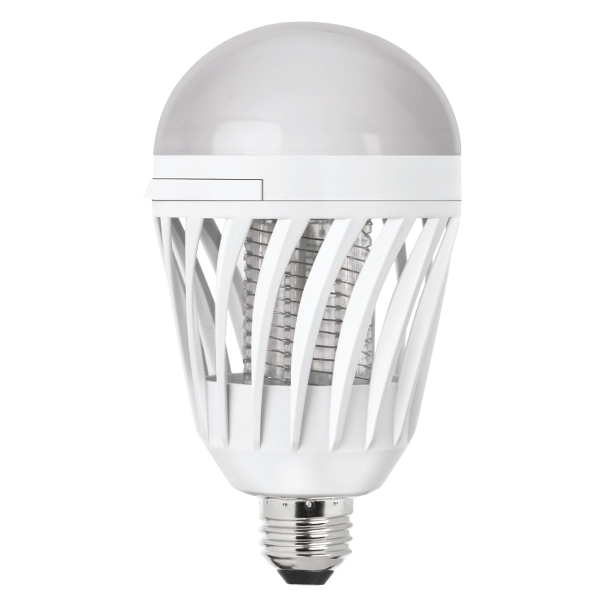 9W (60W Replacement) Daylight (5000K) E26 Base Cylinder Shape Bug Zapper + Light Bulb