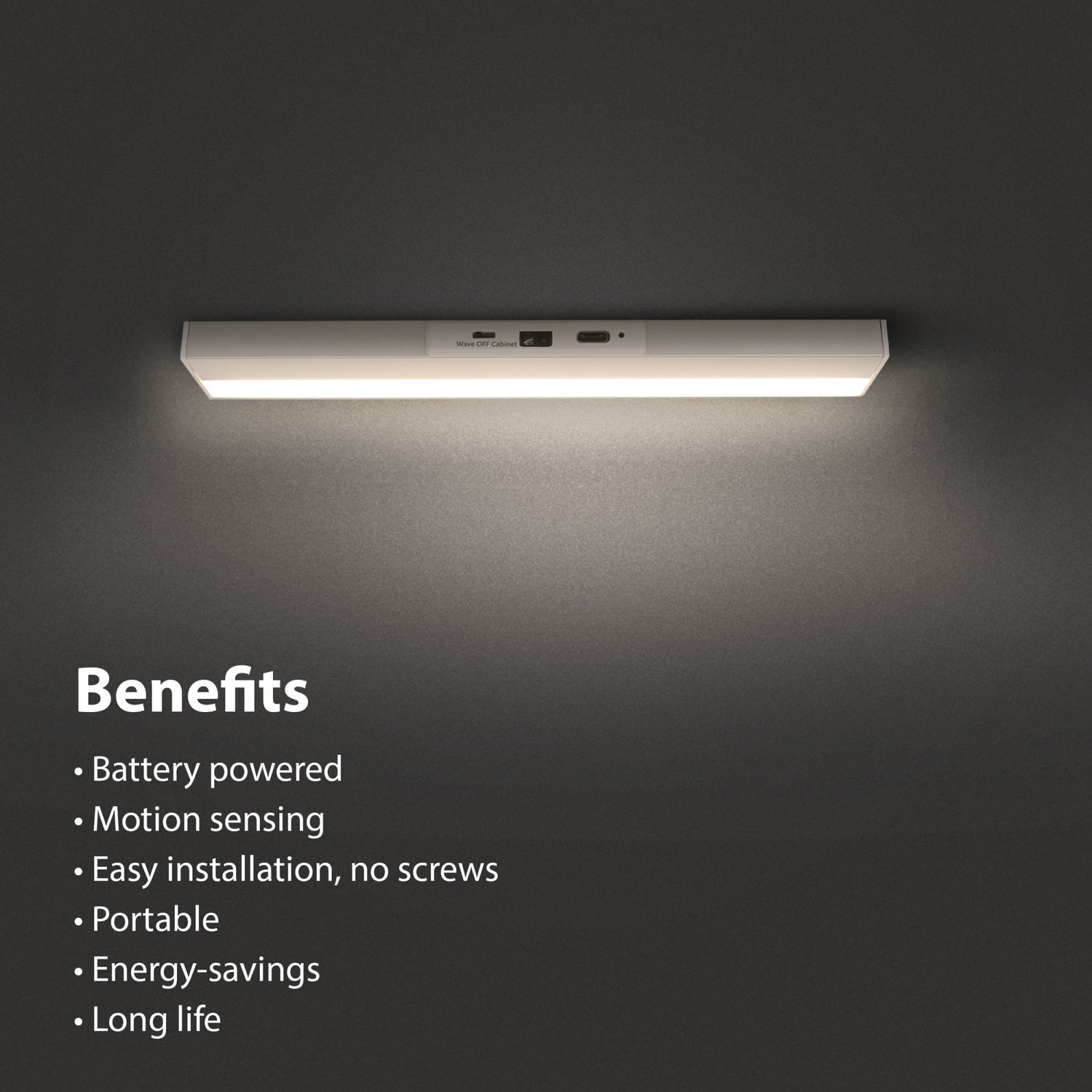 8 in. Rechargeable LED Cabinet Door Light