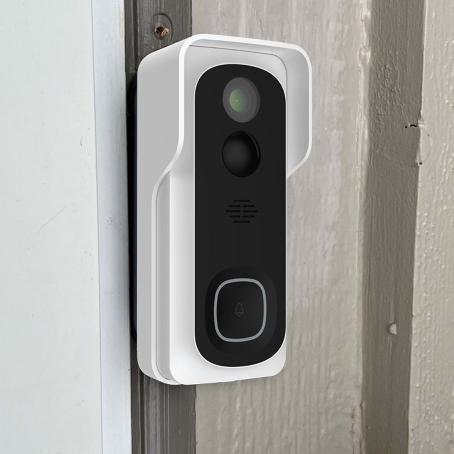 Wired or Battery-Powered Smart Wi-Fi Video Doorbell Camera with Motion Detection and Two-Way Audio