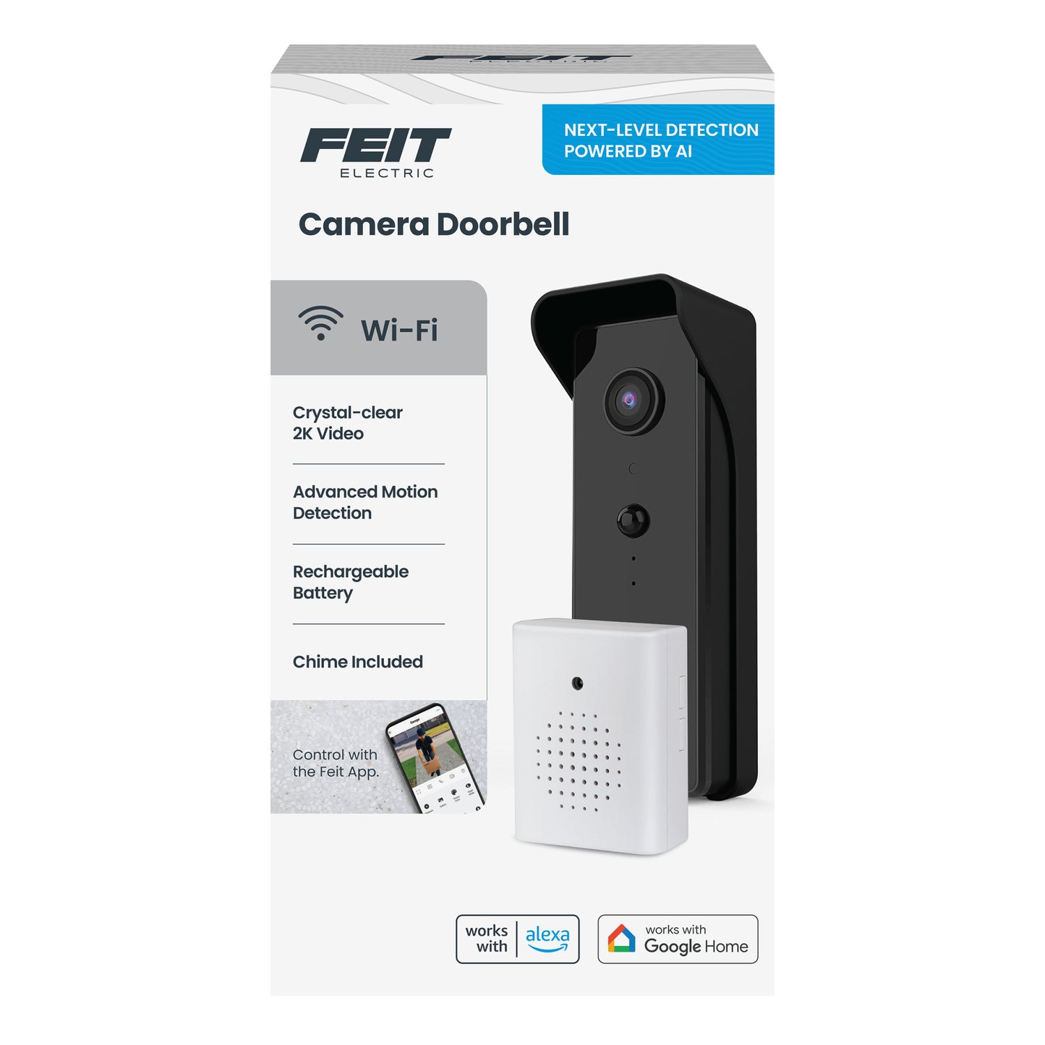 Battery-Powered Smart Camera Doorbell