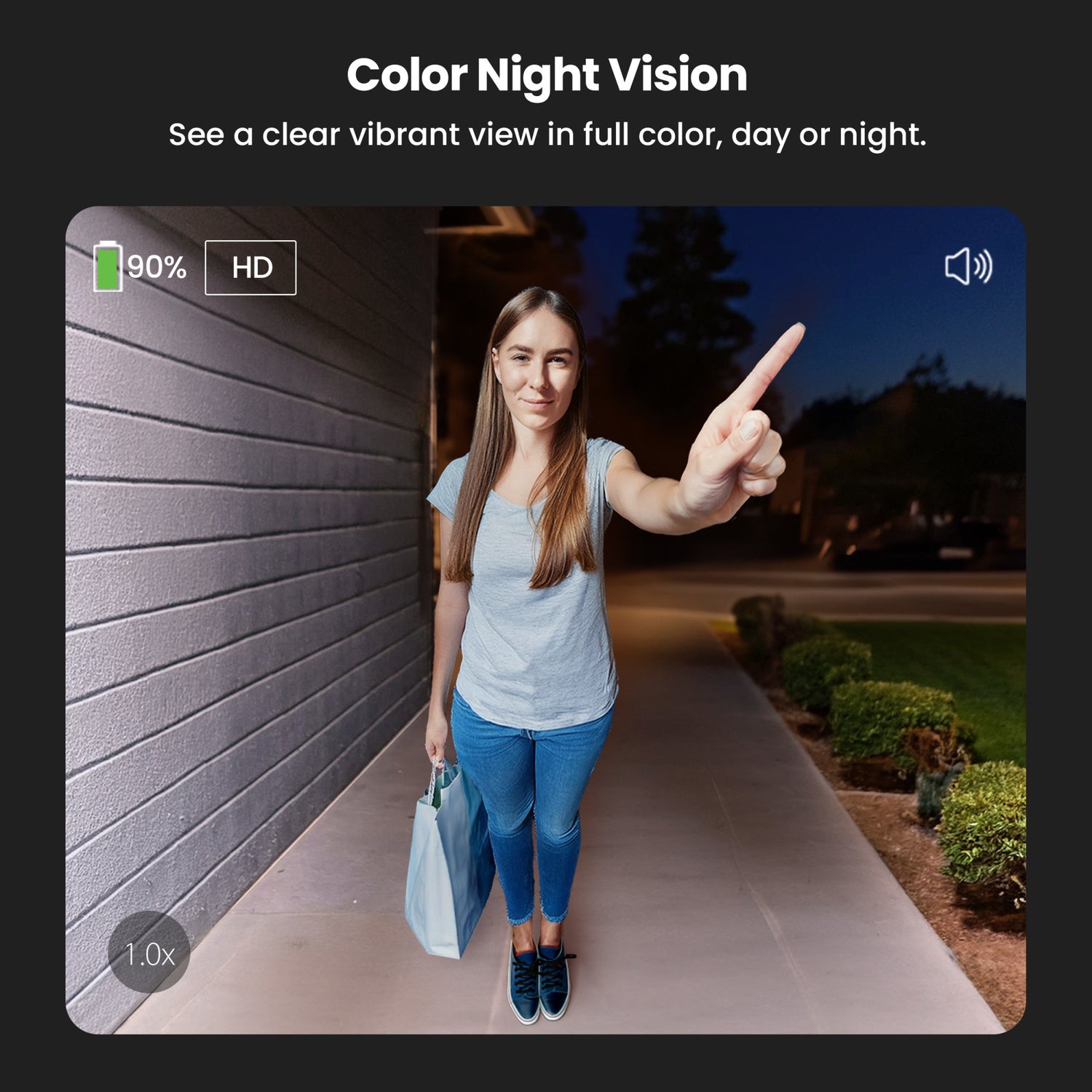 Wired AI Smart Camera Doorbell