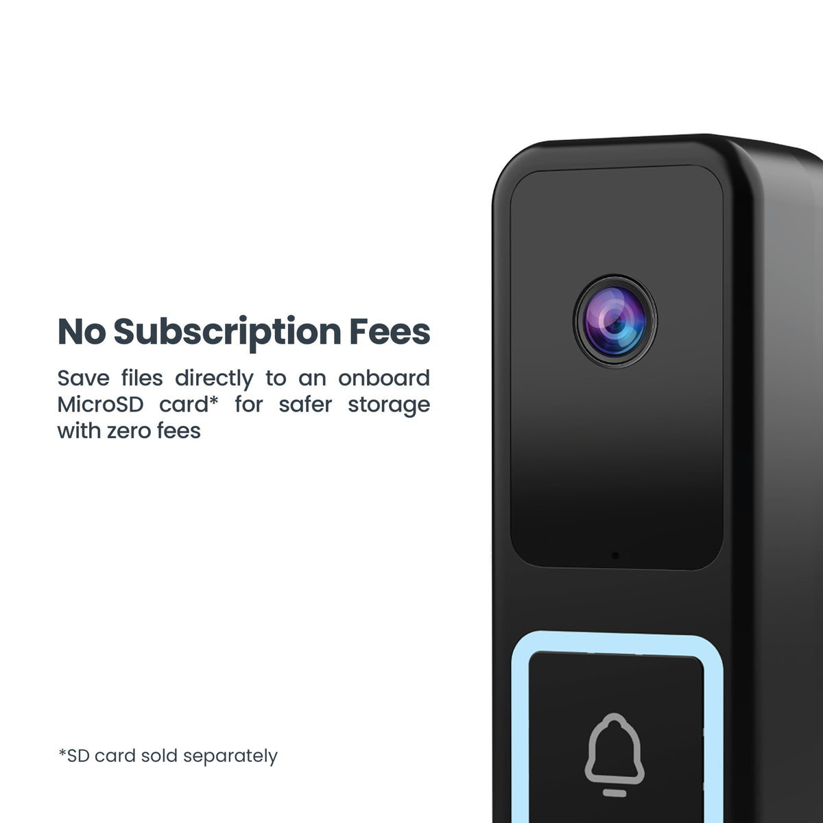 Wired AI Smart Camera Doorbell