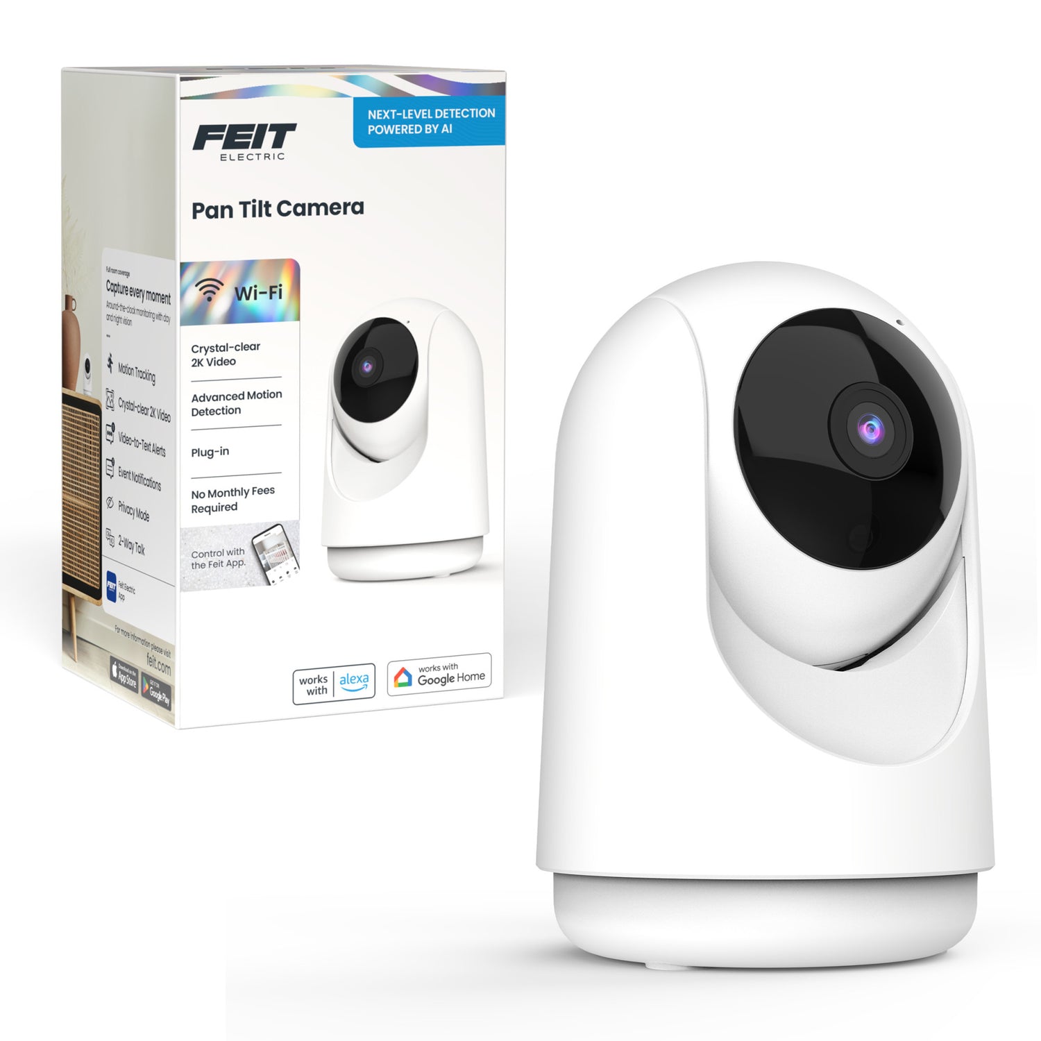 Smart Indoor AI Pan and Tilt Camera