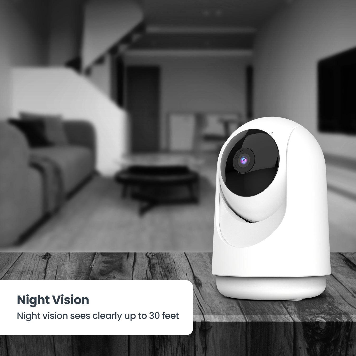 Smart Indoor AI Pan and Tilt Camera