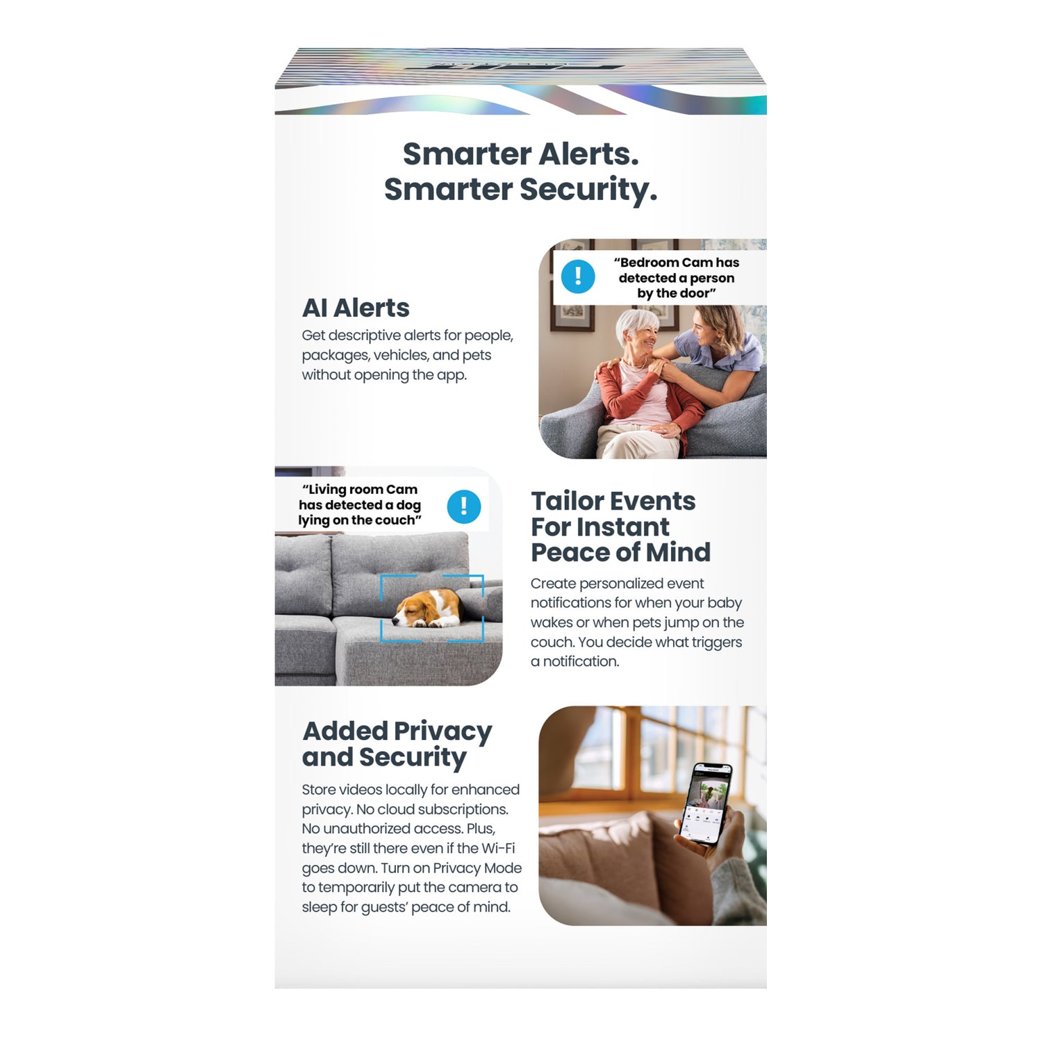 Smart Indoor AI Pan and Tilt Camera