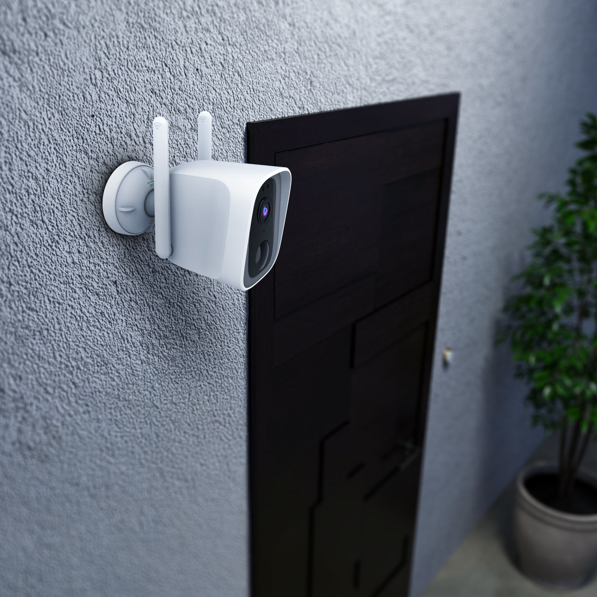 Outdoor Battery-Powered AI Smart Camera