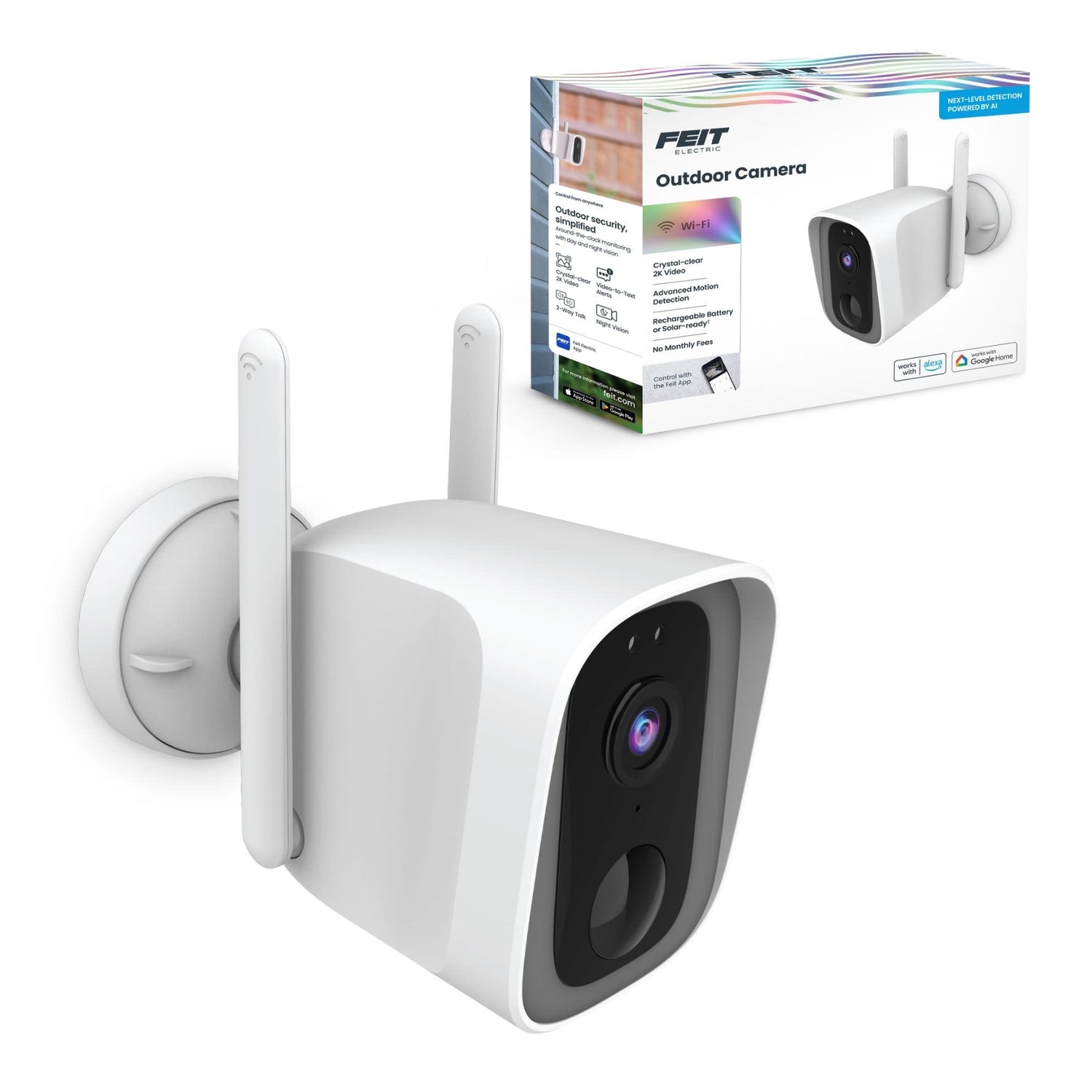 Outdoor Battery-Powered AI Smart Camera