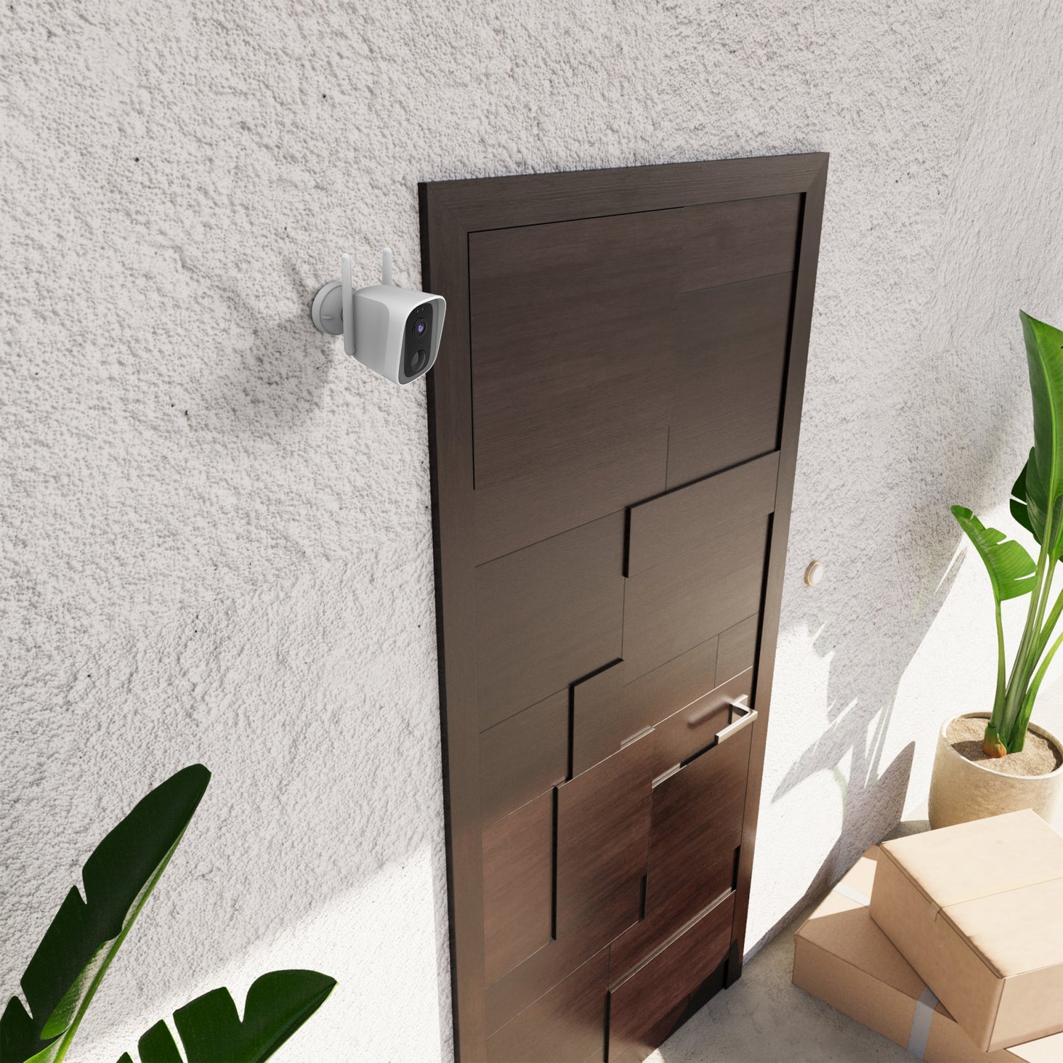 Outdoor Battery-Powered AI Smart Camera