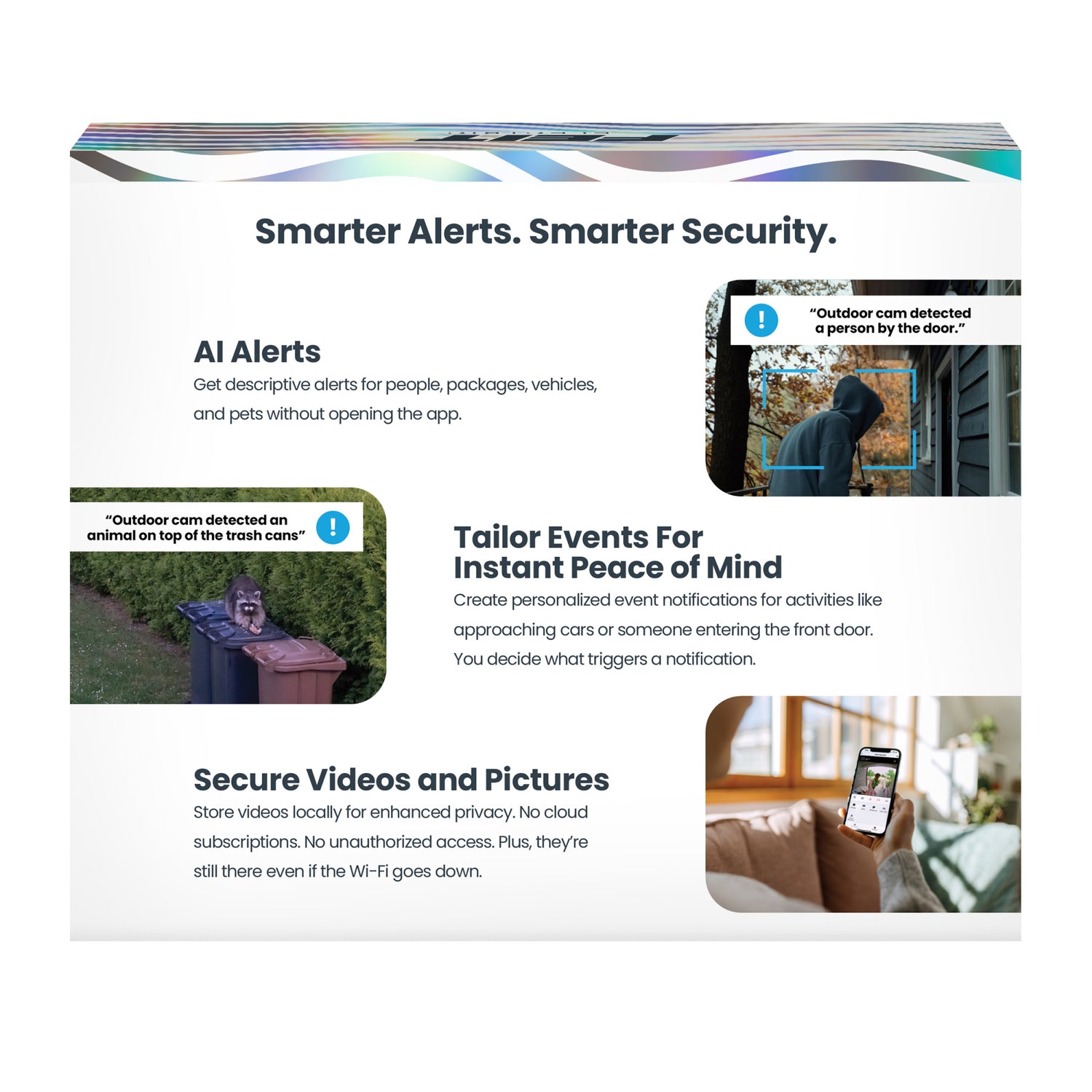 Outdoor Battery-Powered AI Smart Camera