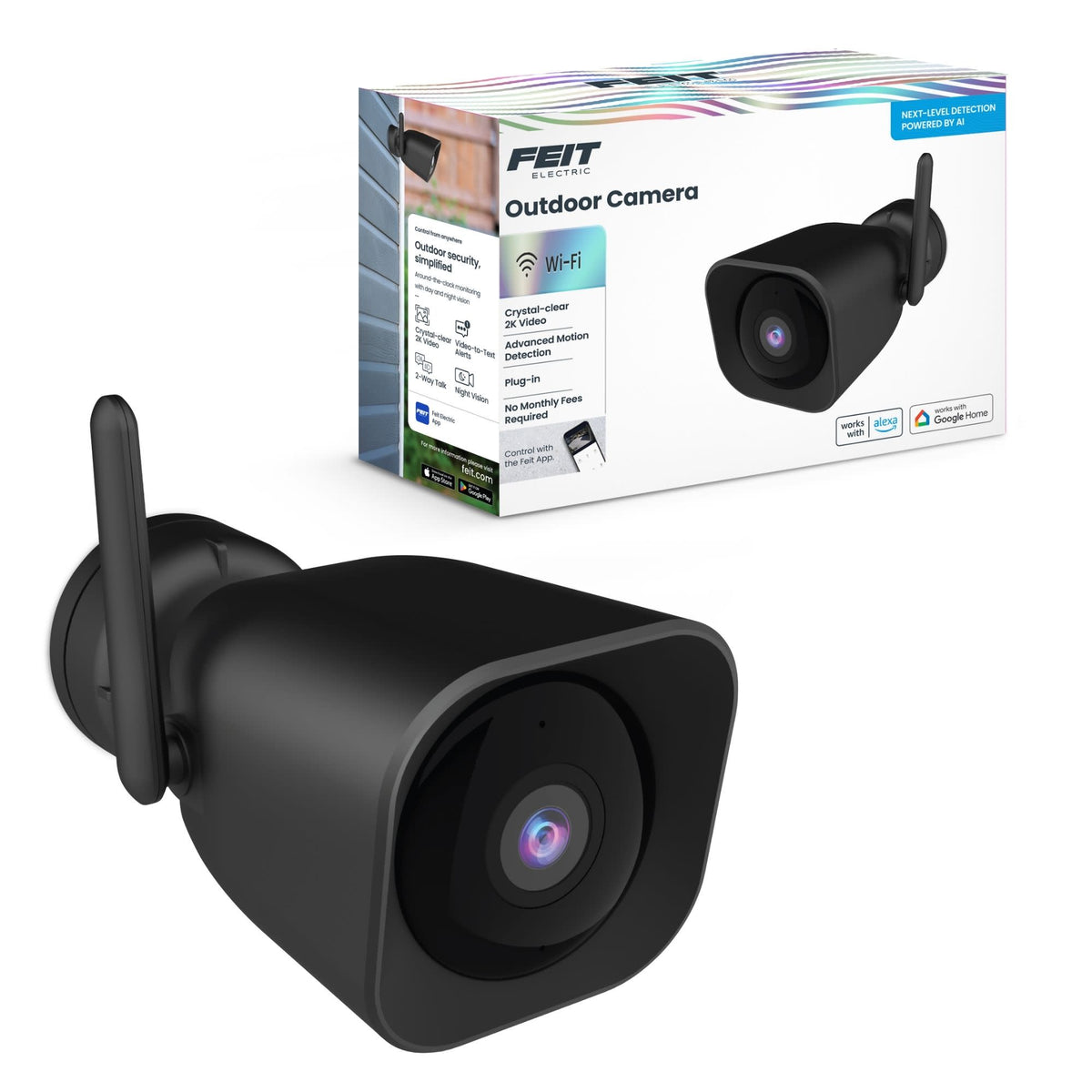 Outdoor Plug-In AI Smart Camera
