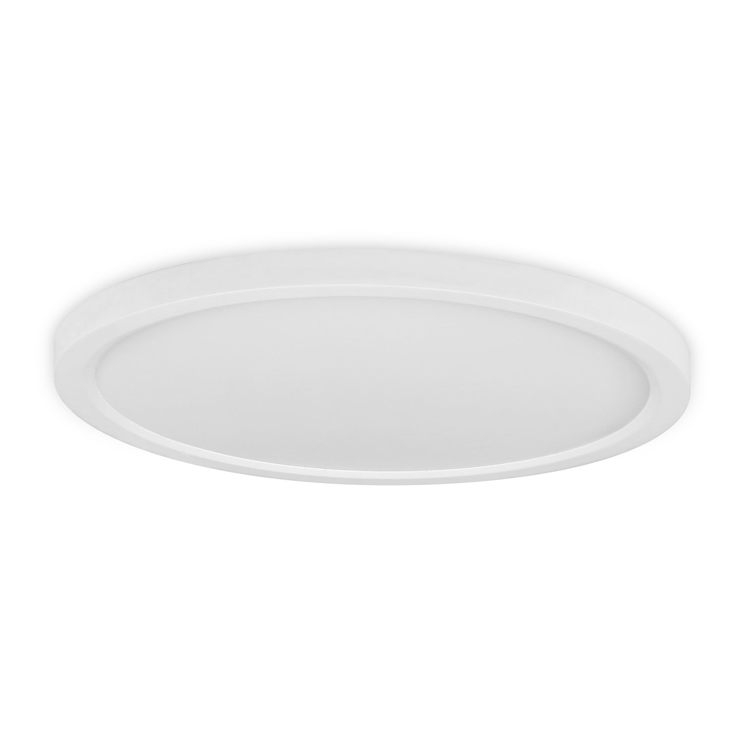 8 in. 12W Selectable White (5CCT) Round White Flat Panel LED Ceiling Light