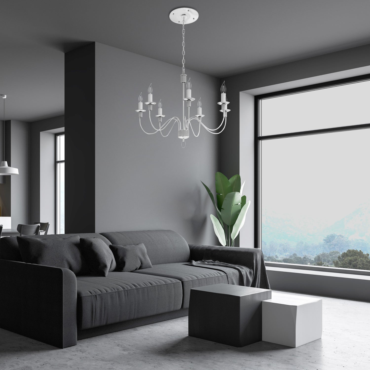 10W (100W Replacement) True White (3500K) E12/E26 Base BA10 Flame Tip White Filament LED Bulb (3-Pack)