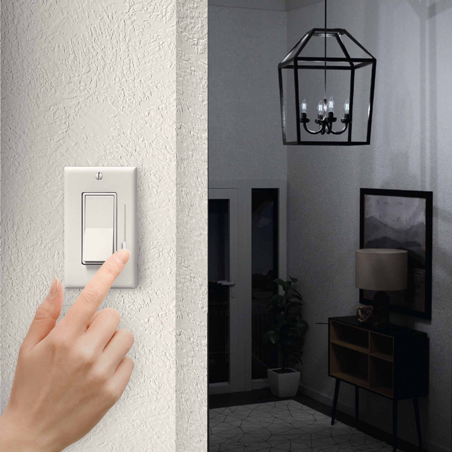 3.3W (40W Replacement) 300 Lumens Daylight 5000K BA10 Dimmable Flame Tip LED