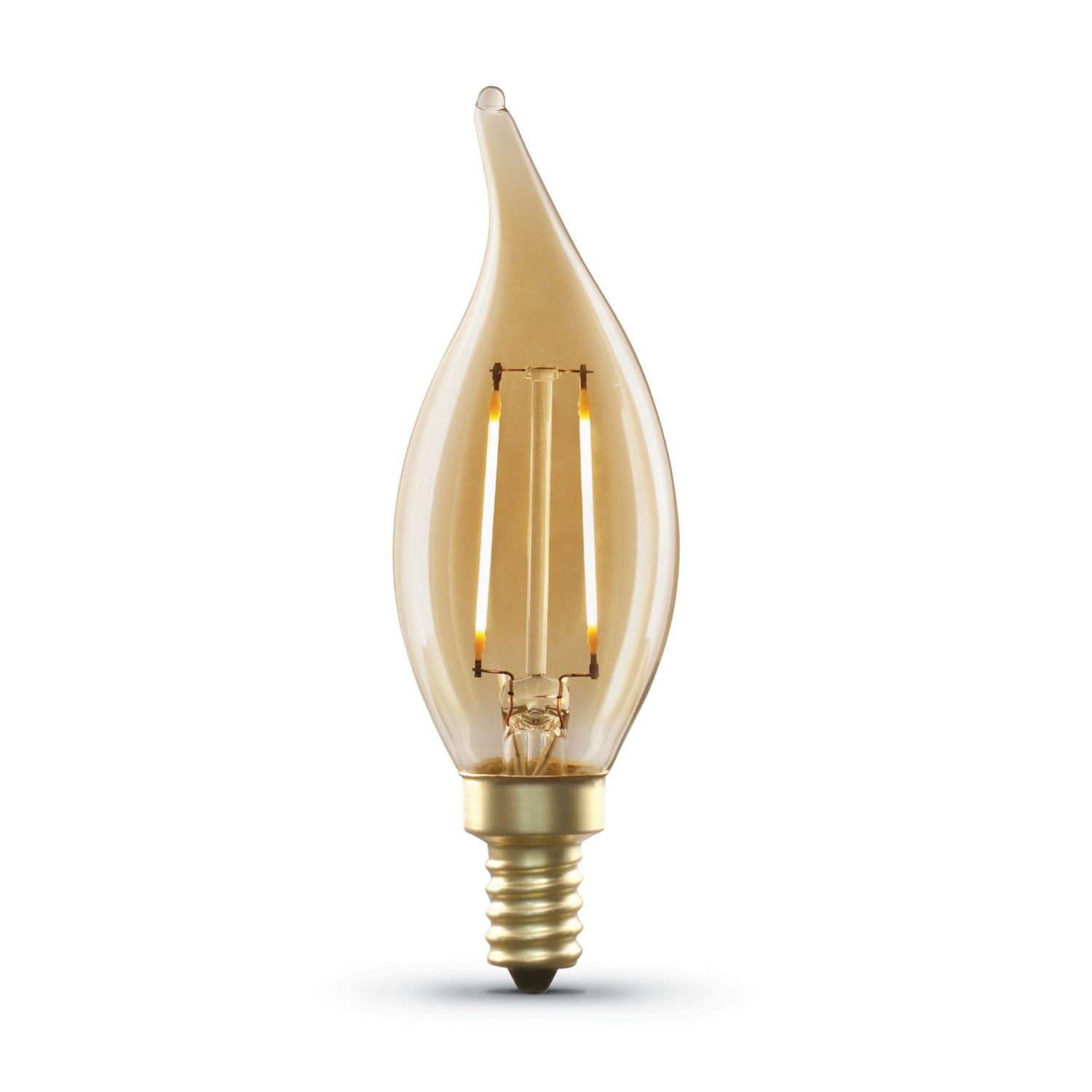 e12 led grow light bulb 3.5W (40W Replacement) CA10 E12 Dimmable Straight Filament Amber Glass Vintage Edison LED Light Bulb, Soft White