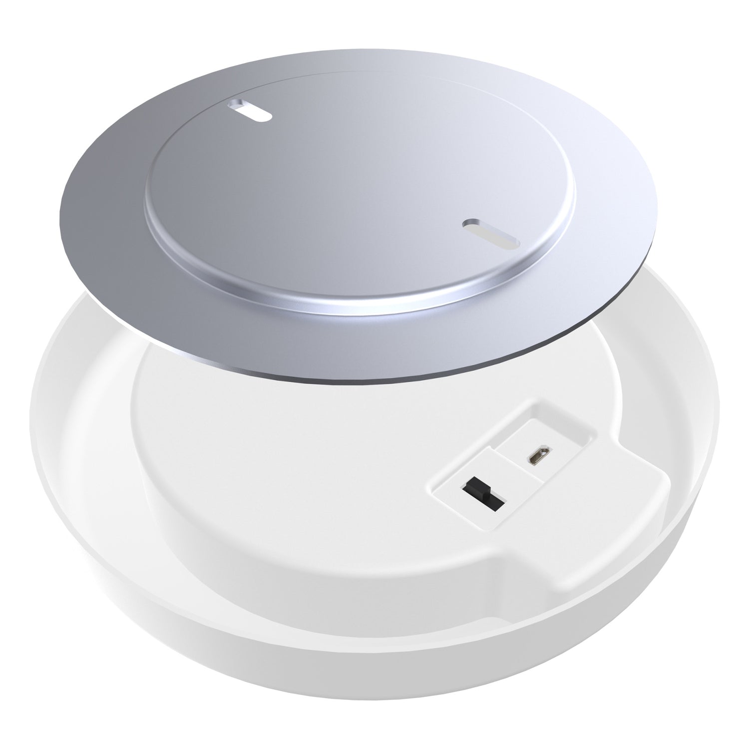 7.5 in. Round Rechargeable Battery Remote Controlled Ceiling Fixture