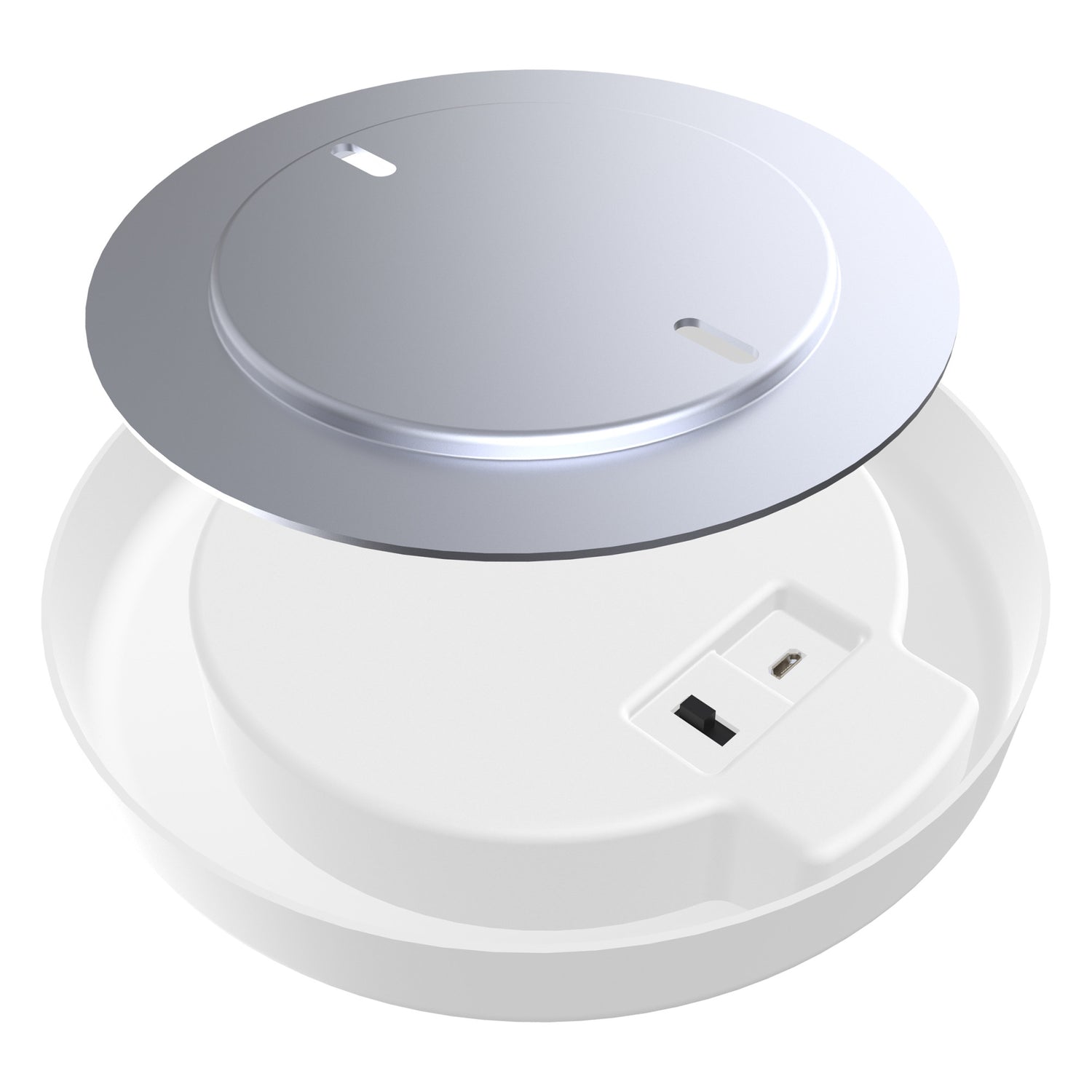 7.5 in. Round Rechargeable Battery Remote Controlled Ceiling Fixture