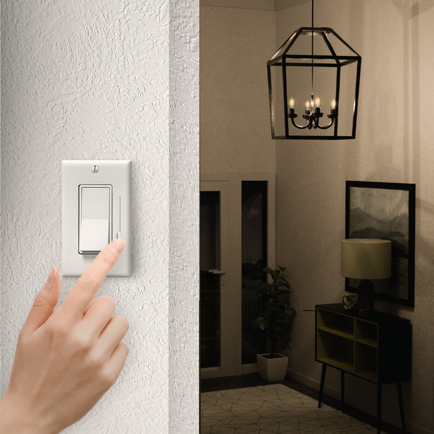 5.5W (60W Replacement) E12 Base B10 Torpedo Tip 3-Level Dimming Vintage LED Bulb, Warm Light (3-Pack)