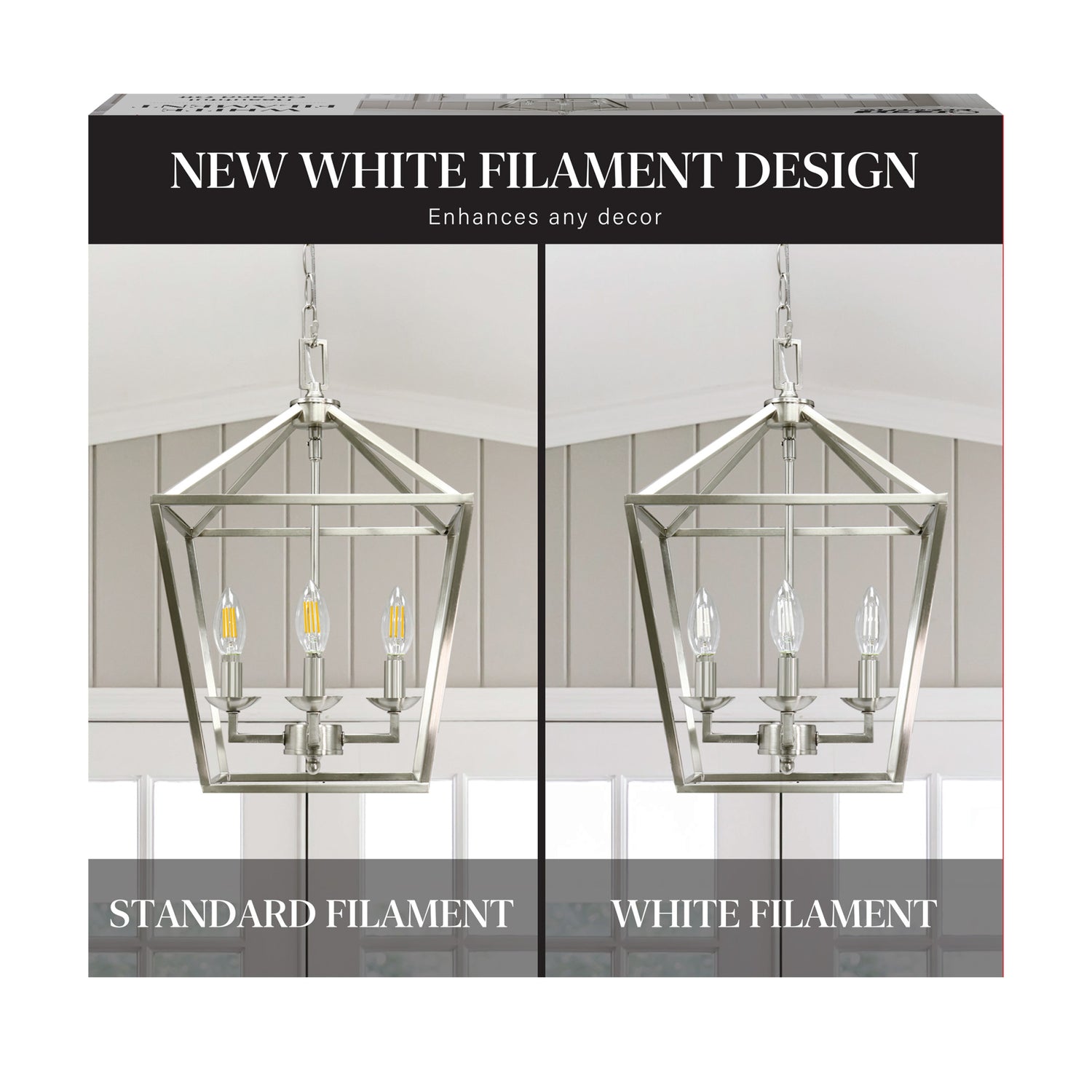 5.5W (60W Replacement) Daylight (5000K) E12/E26 Base B10 Dimmable Dusk to Dawn Torpedo Tip White Filament LED Bulb (3-Pack)