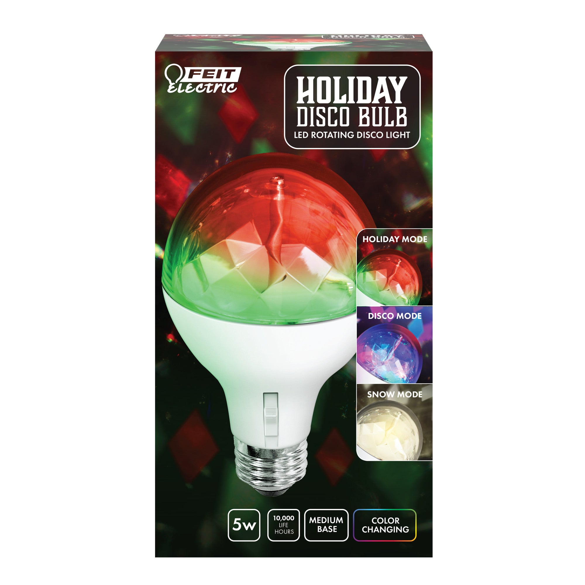 LED 3 Mode Multicolor Rotating Disco Light