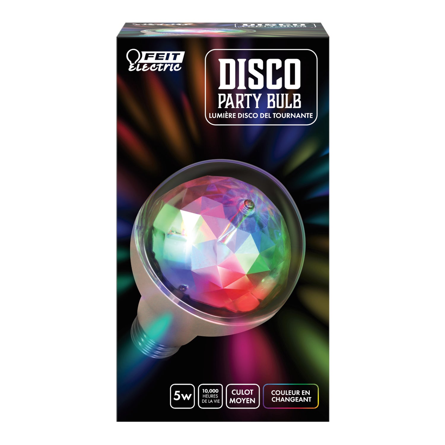 LED Multicolor Rotating Disco Light