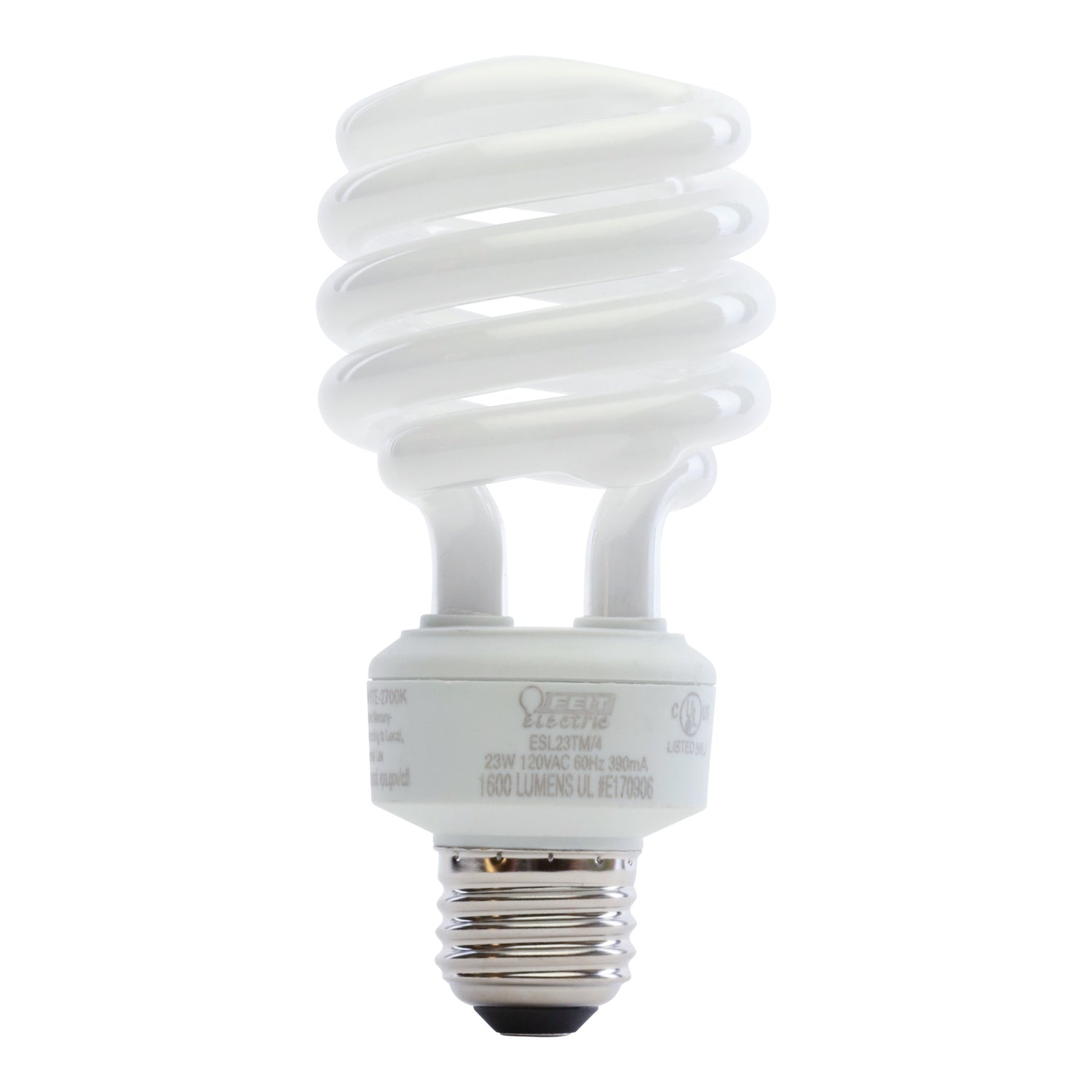 23W (100W Replacement) Soft White (2700K) A19 General Purpose CFL Light Bulb (4-Pack)