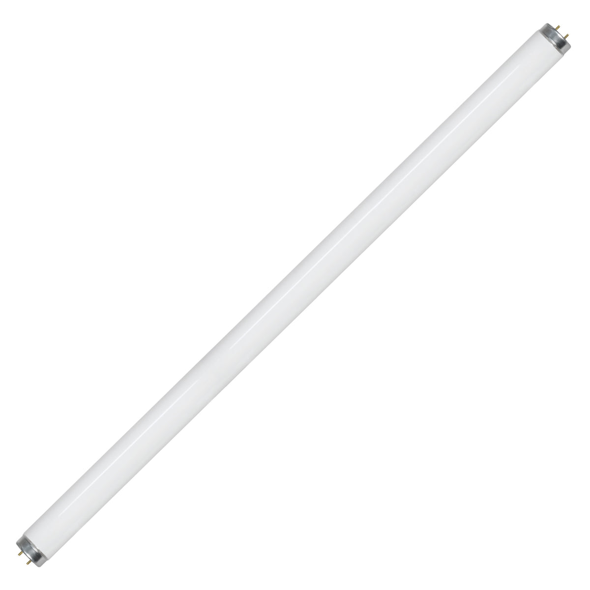 2FT LED Tube Light – 15W (Replaces 30W Fluorescent), V-Shaped G13 Base, 6000K, Ballast Bypass, Dual-Ended Power, Clear Cover