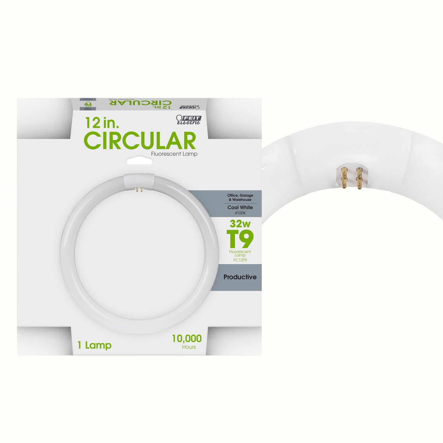 12 in. 32W Cool White (4100K) 4-Pin (T9 Replacement) Fluorescent Circular Light Tube