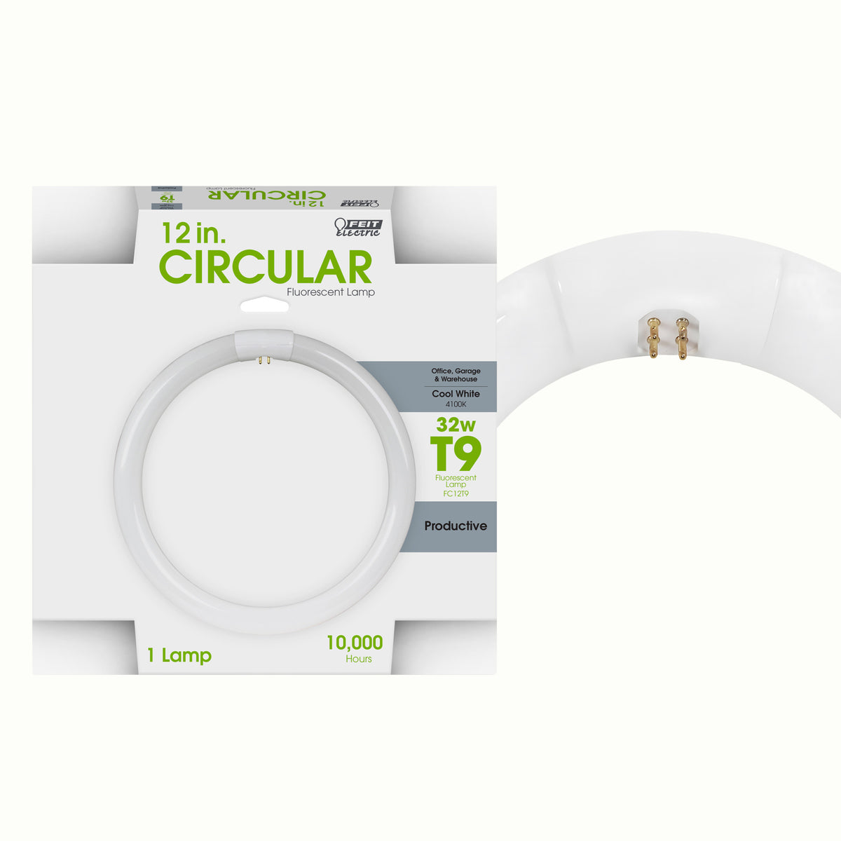12 in. 32W Cool White (4100K) 4-Pin (T9 Replacement) Fluorescent Circular Light Tube