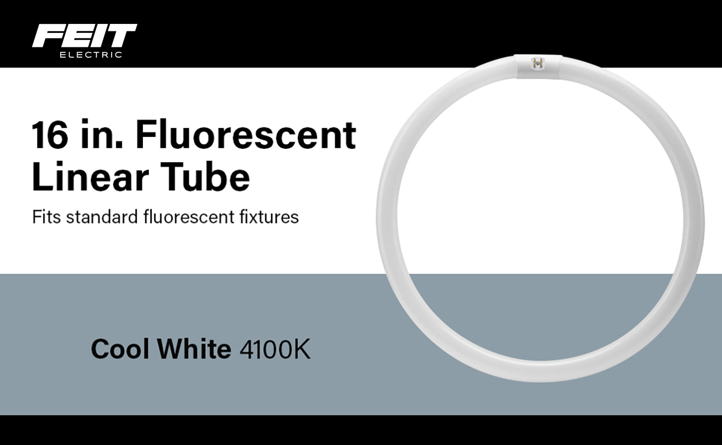16 in. 40W Cool White (4100K) 4-Pin (T9 Replacement) Fluorescent ...