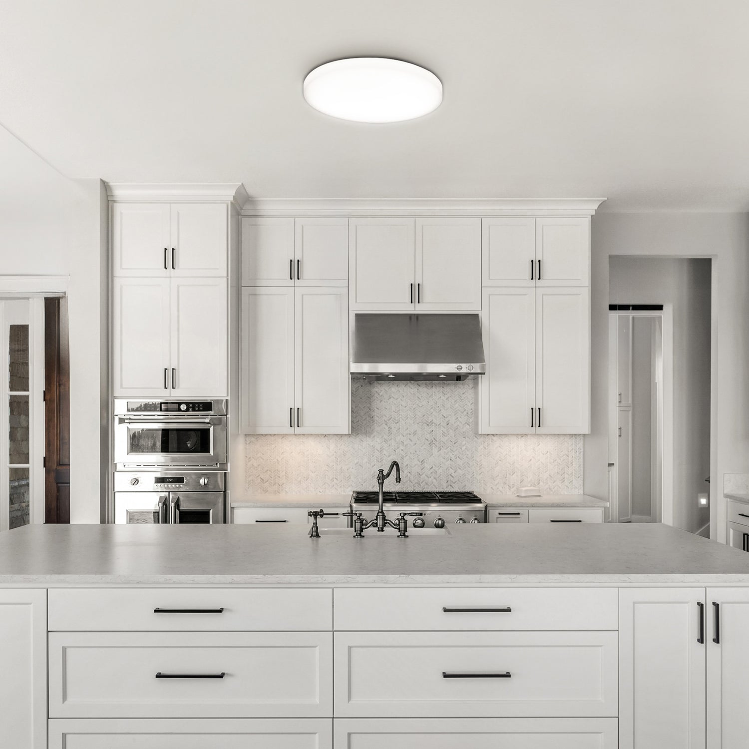 16 in. 25W Adjustable White (T9 Replacement) Direct Replacement (Type A) Non-Dimmable Circular LED Light