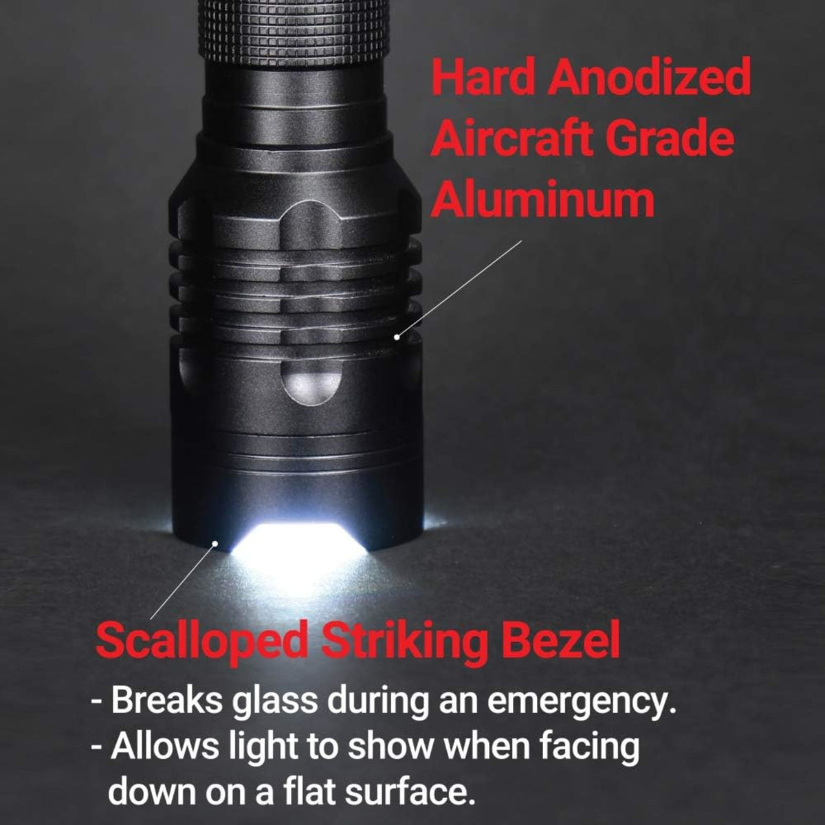 1000 Lumens Tactical LED Flashlight