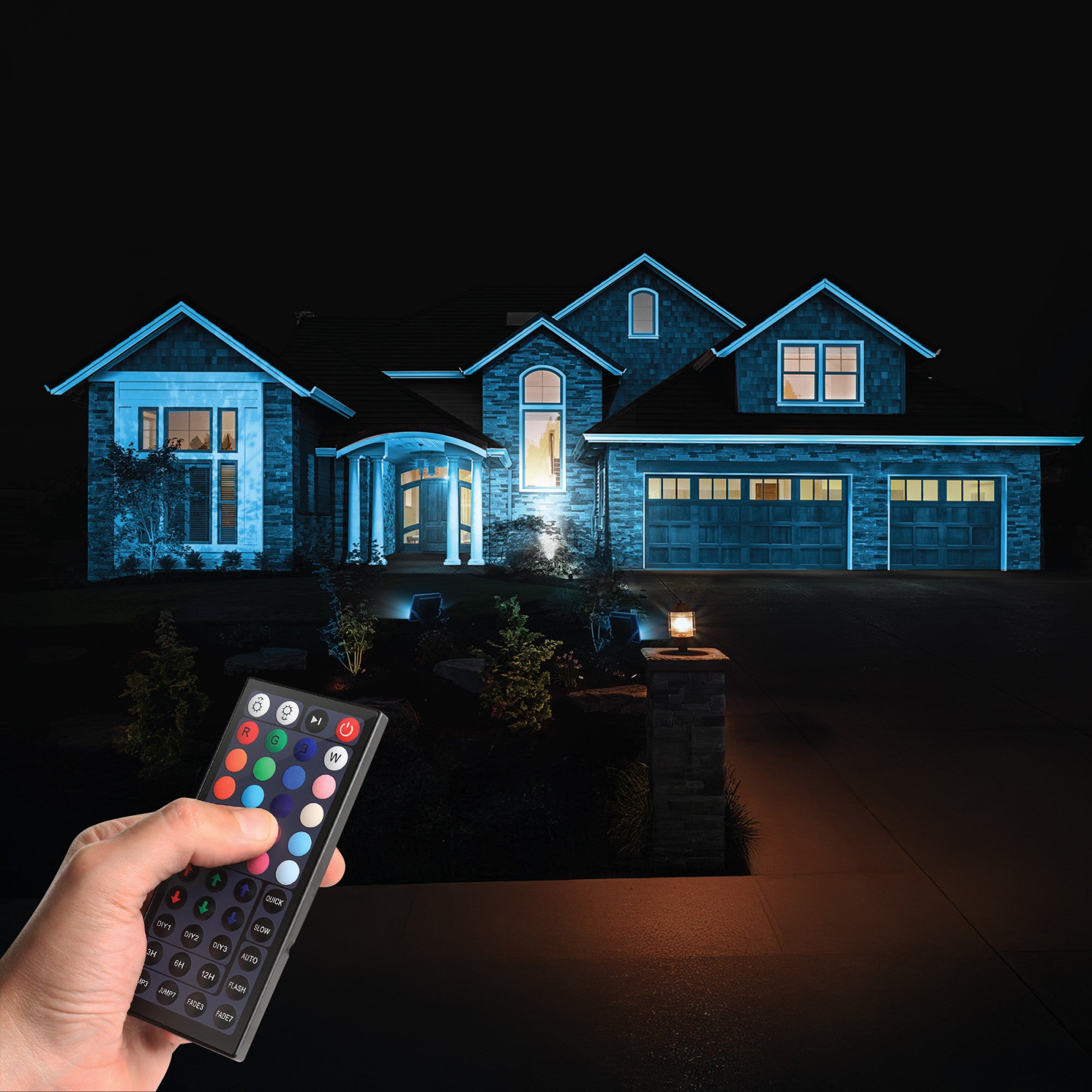 30W Color Caster Color Changing Outdoor LED Flood Light with