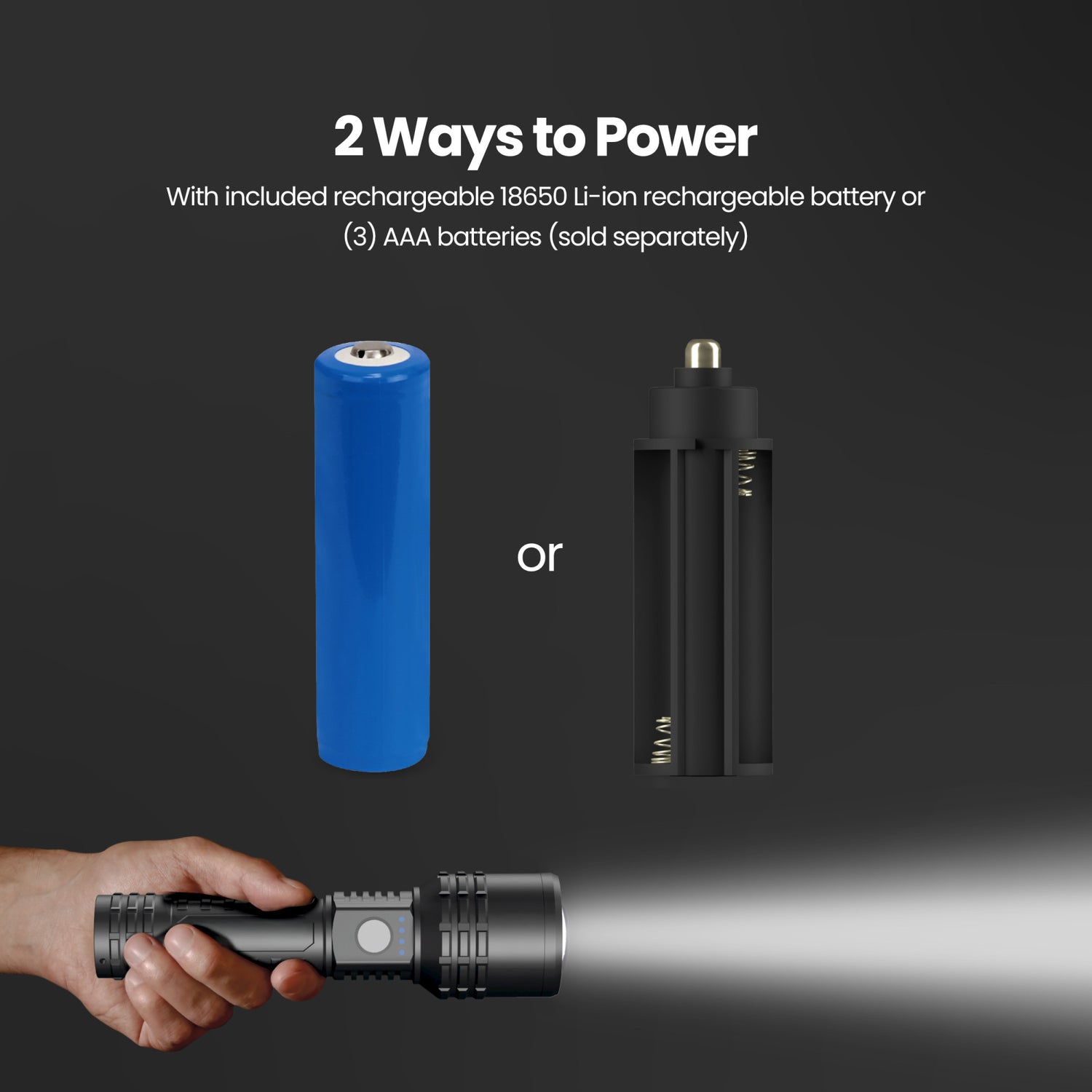 1500 Lumen Flex Power LED Flashlight