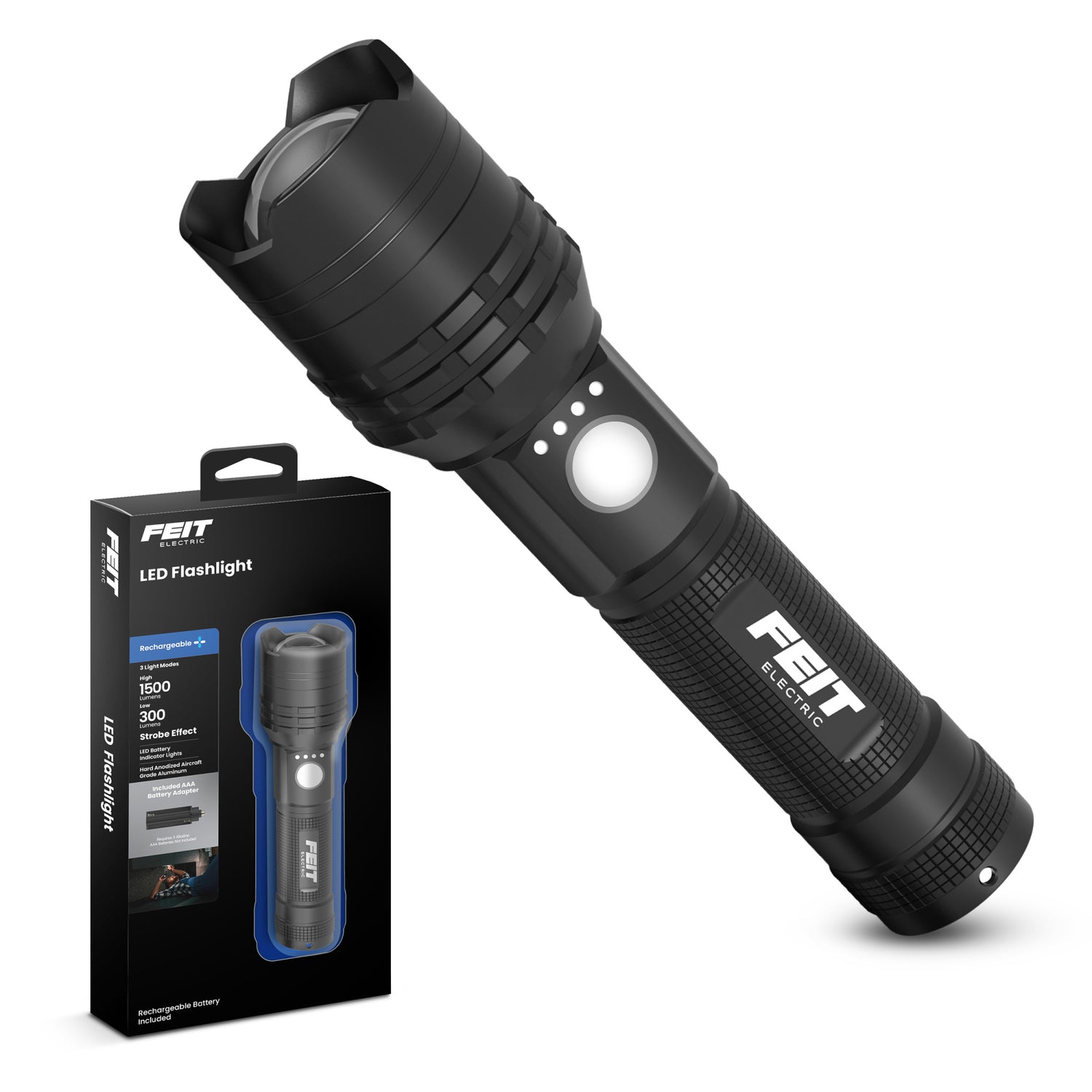 1500 Lumen Flex Power LED Flashlight