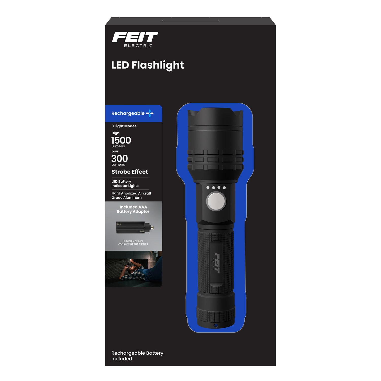 1500 Lumen Flex Power LED Flashlight
