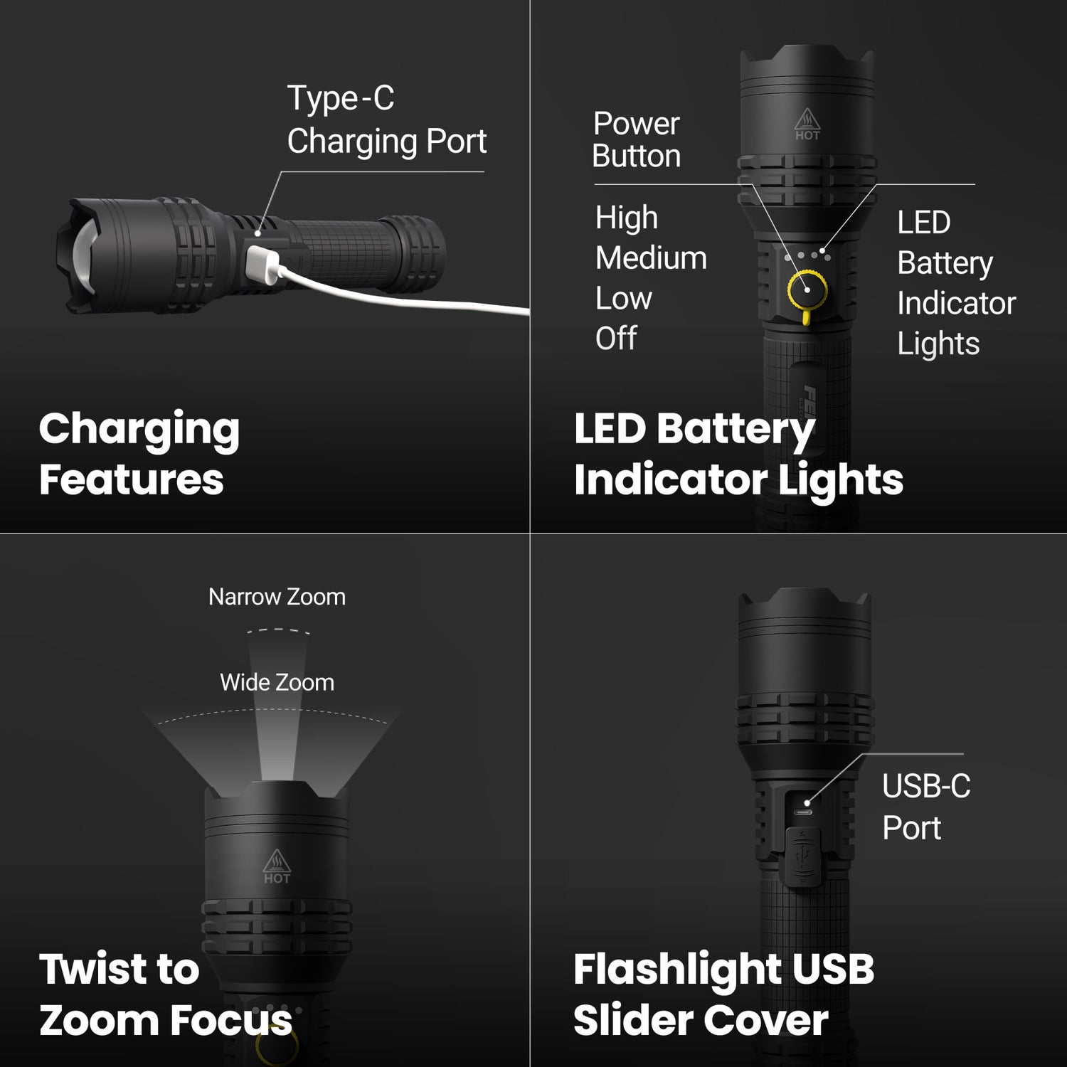 7.5 in. Flex Power LED Flashlight