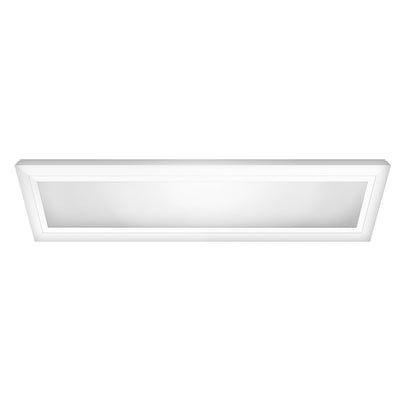 6 in. x 2 ft. 12.5W Selectable White Dimmable Integrated LED Edge-Lit Flat Panel Flush Mount Light with Switch Mode